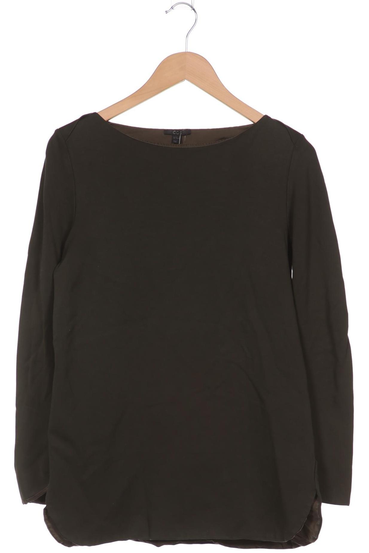 

COS Damen Langarmshirt, grün, Gr. 38