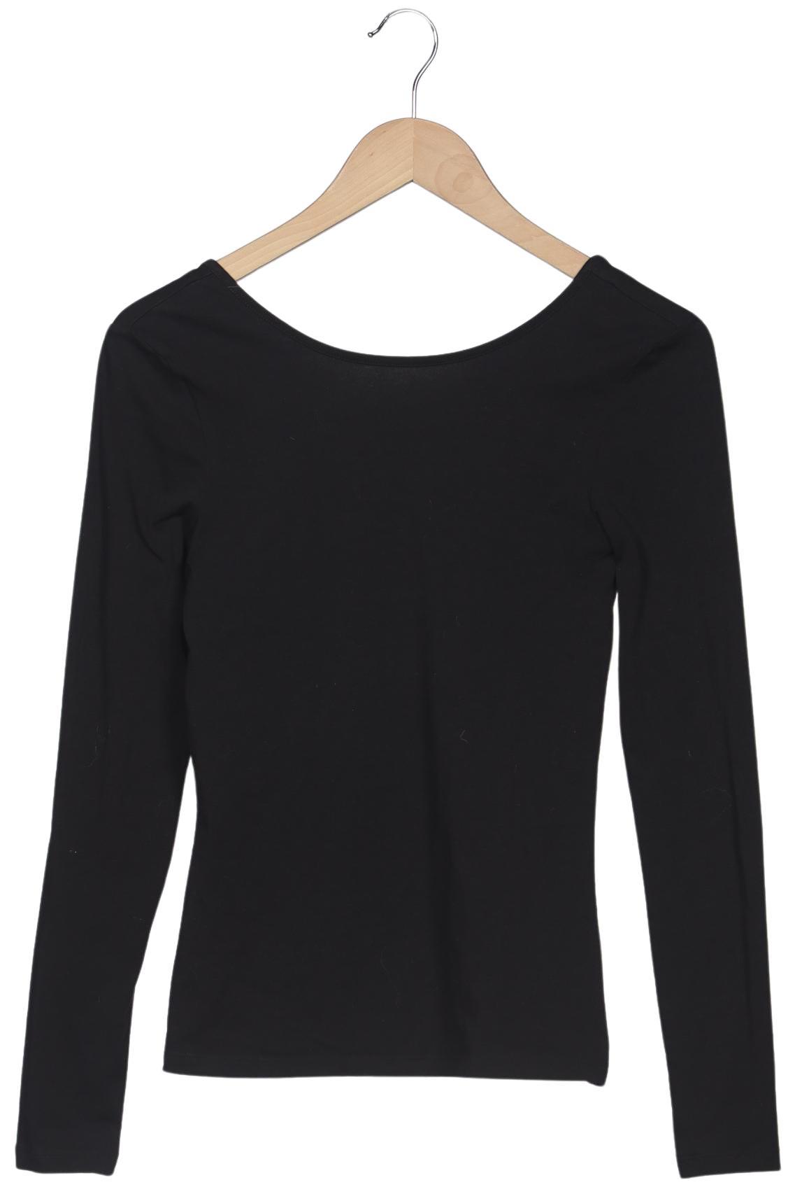 

COS Damen Langarmshirt, schwarz, Gr. 36
