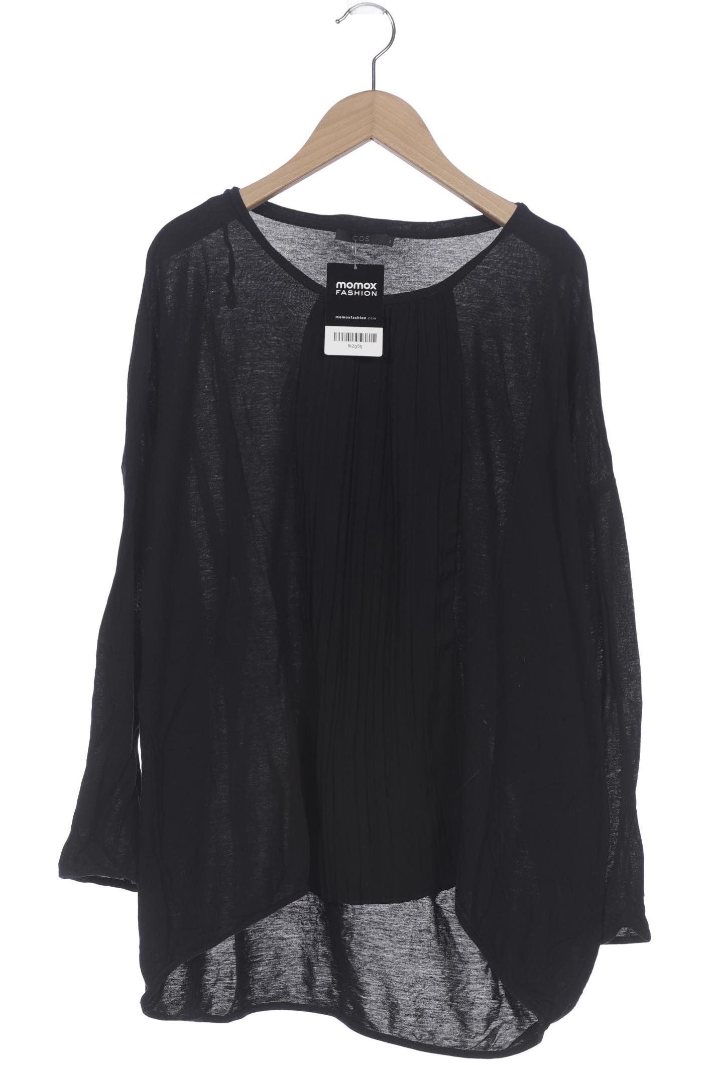 

COS Damen Langarmshirt, schwarz, Gr. 38