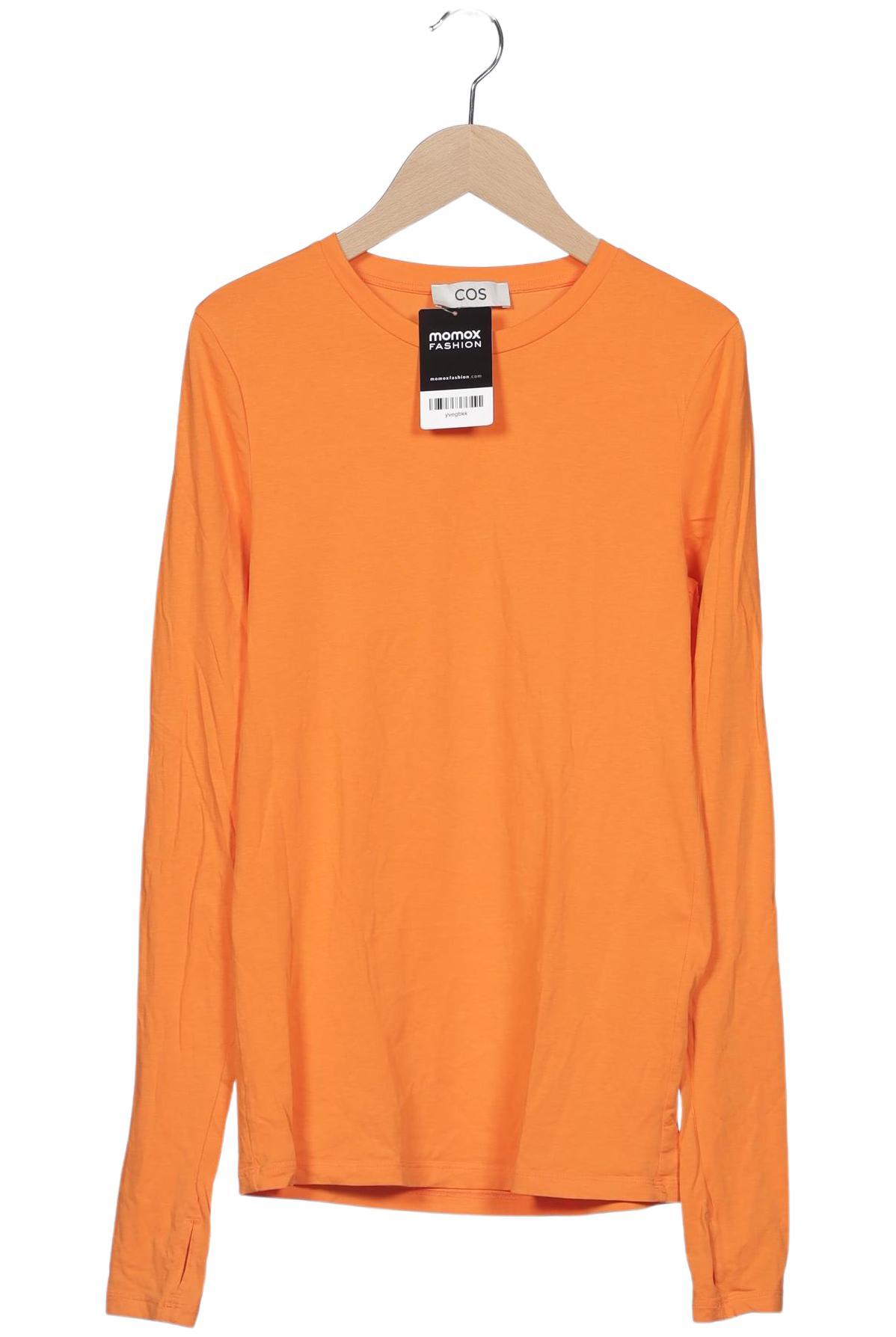 

COS Damen Langarmshirt, orange, Gr. 38