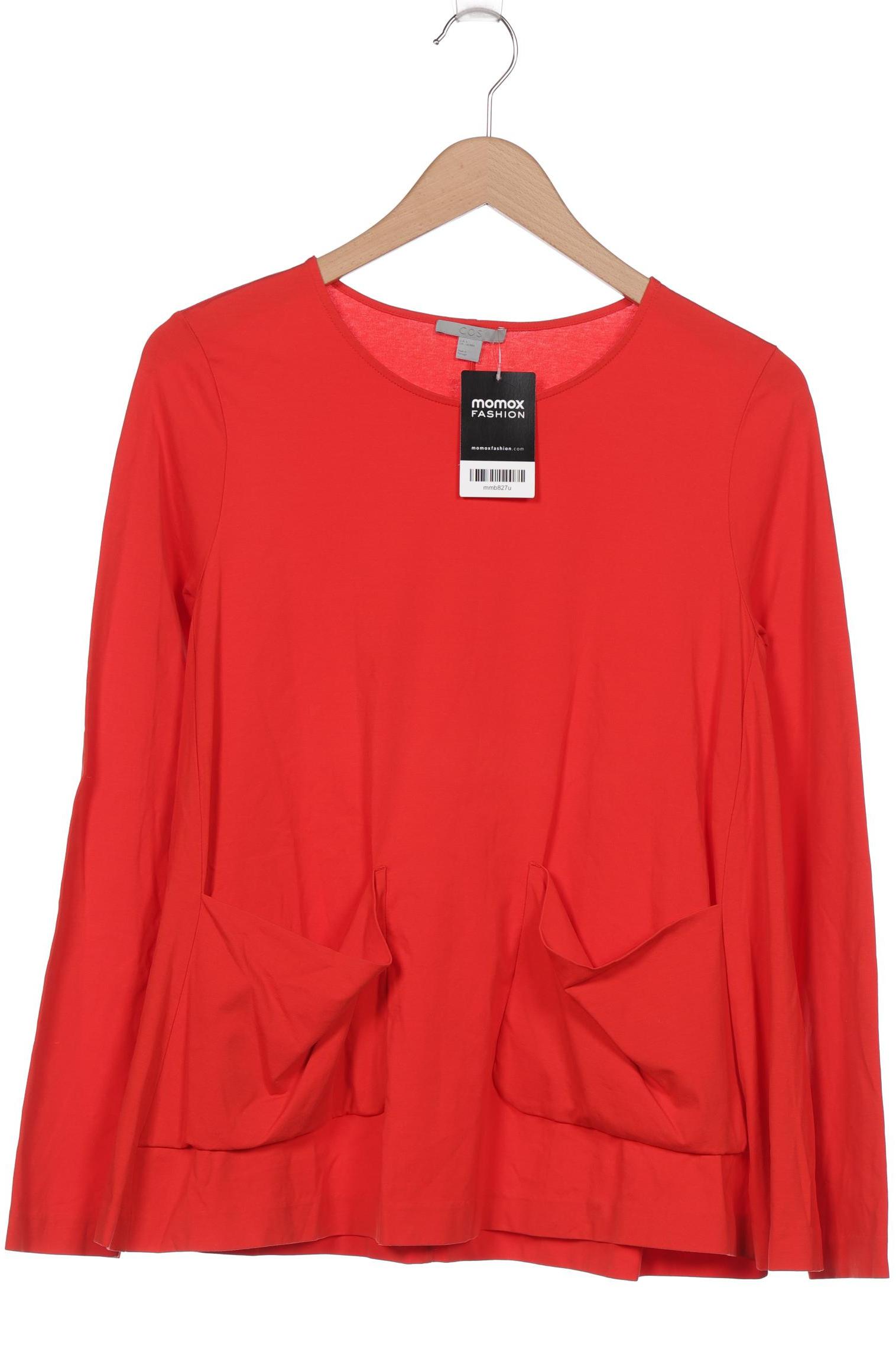 

COS Damen Langarmshirt, rot, Gr. 36