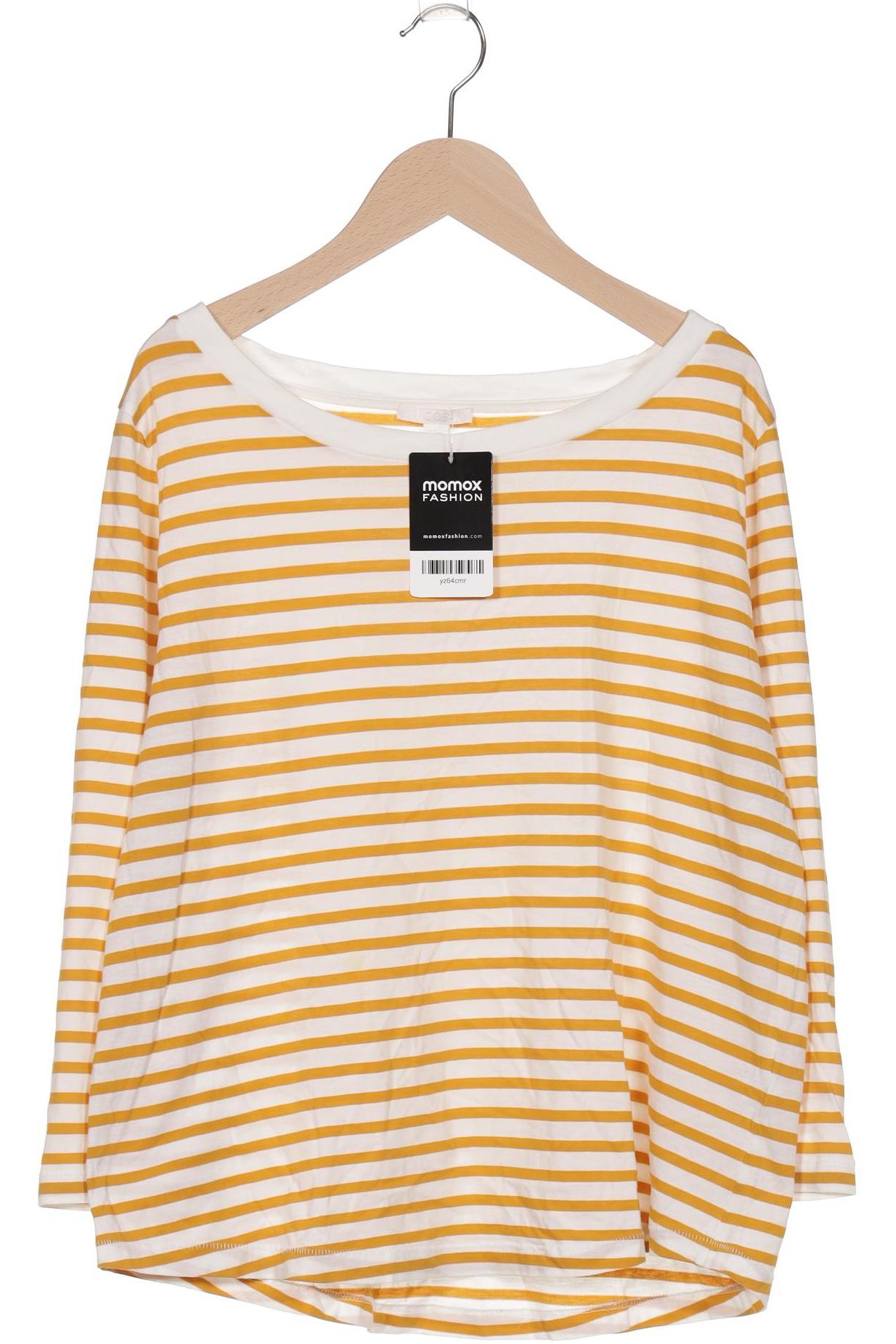 

COS Damen Langarmshirt, gelb, Gr. 38