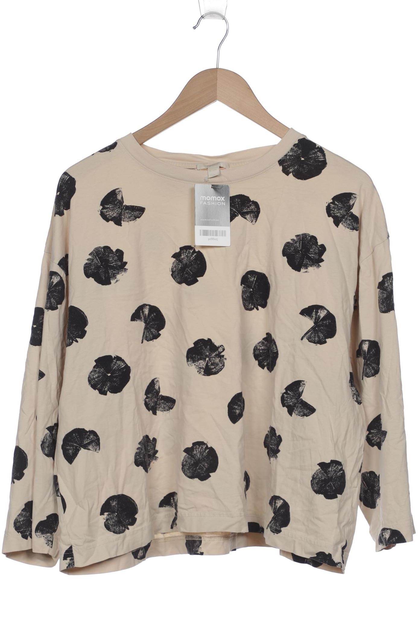 

COS Damen Langarmshirt, beige, Gr. 38