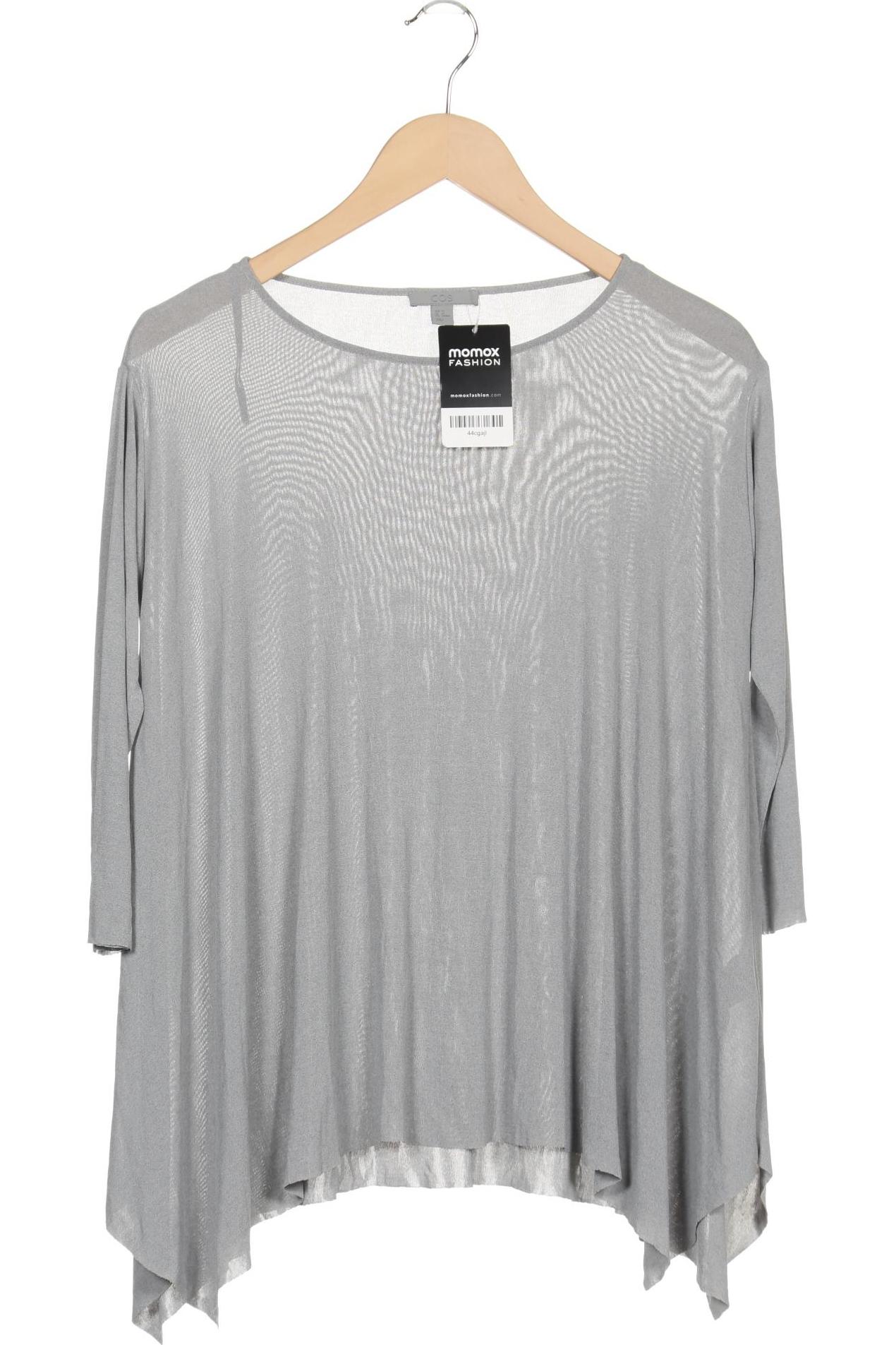 

COS Damen Langarmshirt, grau, Gr. 34