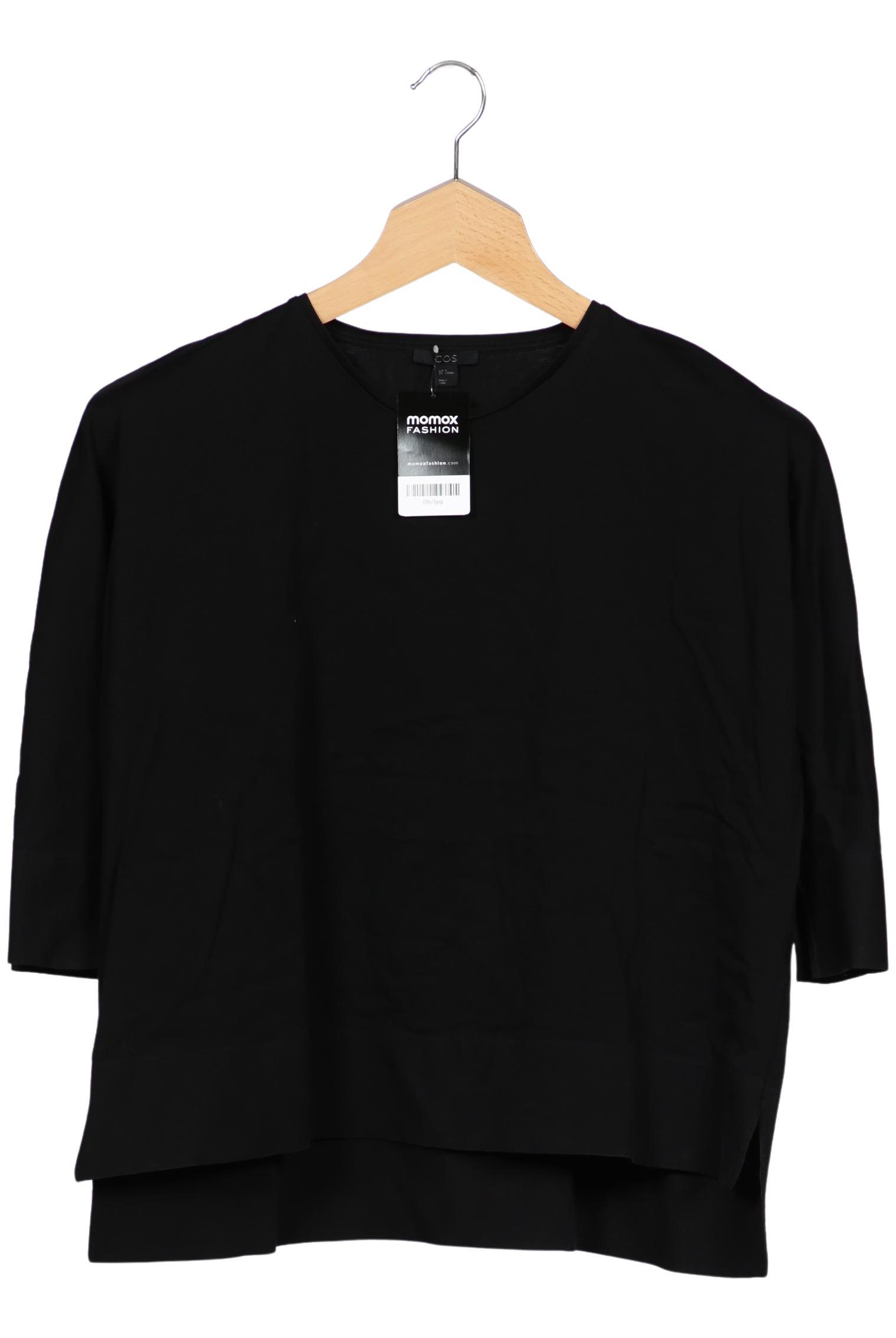 

COS Damen Langarmshirt, schwarz, Gr. 38