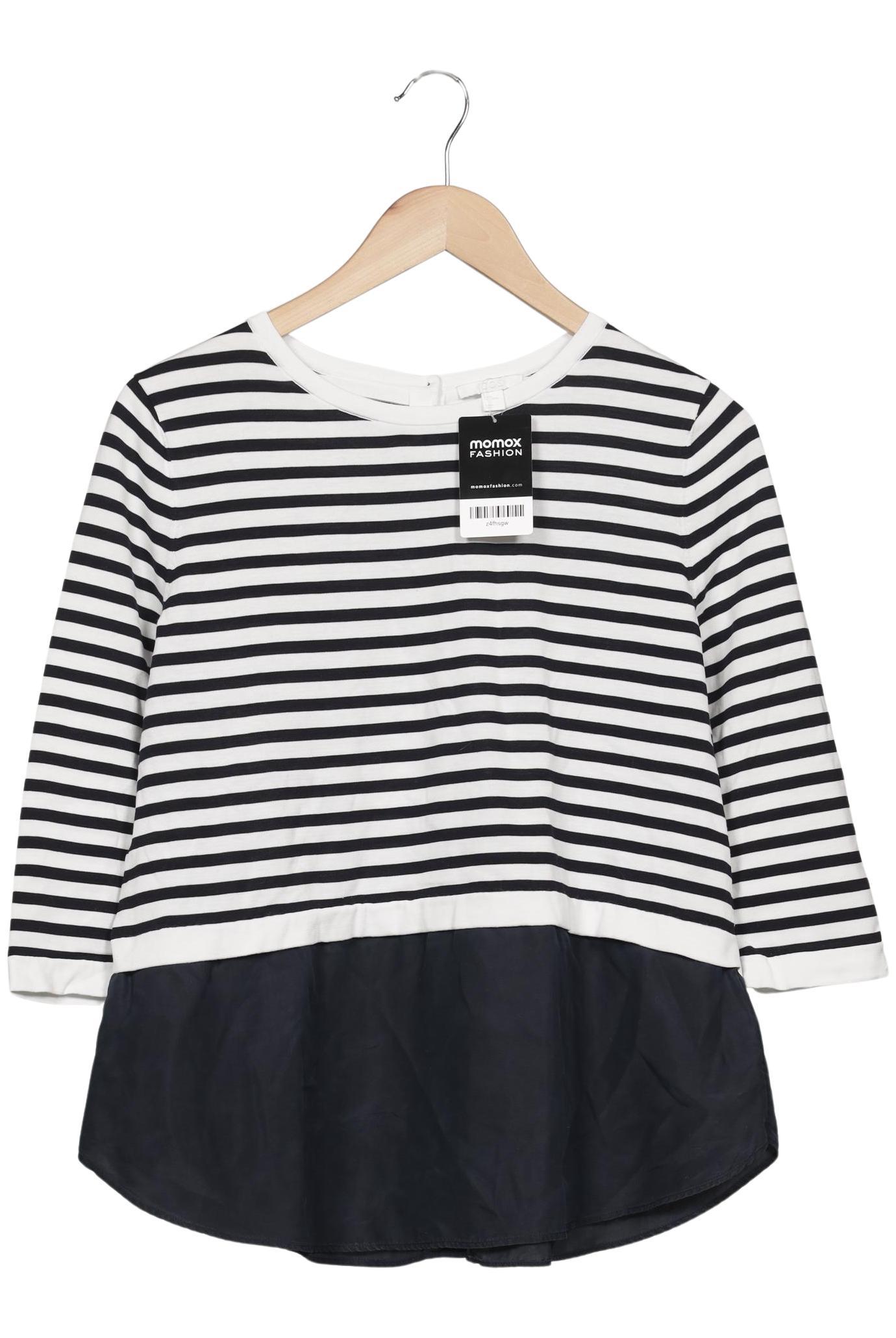 

COS Damen Langarmshirt, marineblau, Gr. 38