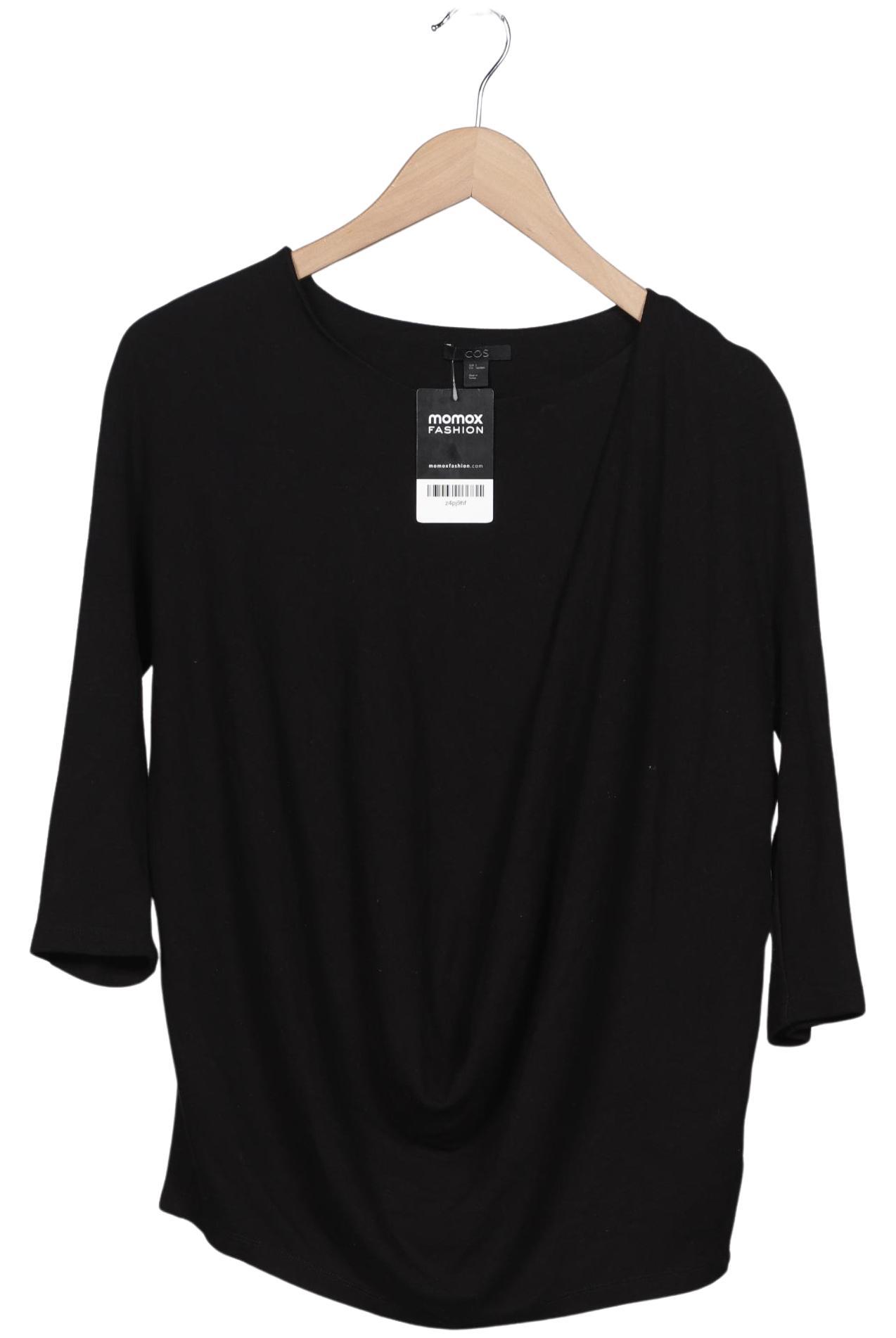 

COS Damen Langarmshirt, schwarz, Gr. 36