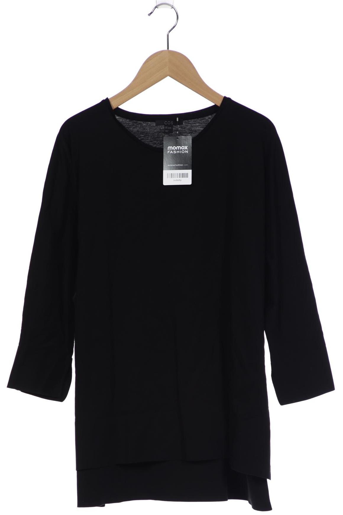 

COS Damen Langarmshirt, schwarz, Gr. 36