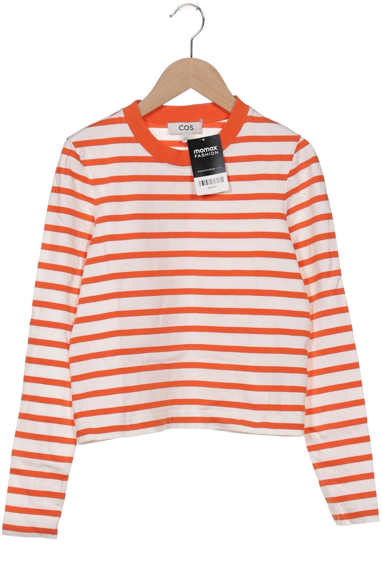 

COS Damen Langarmshirt, orange, Gr. 34