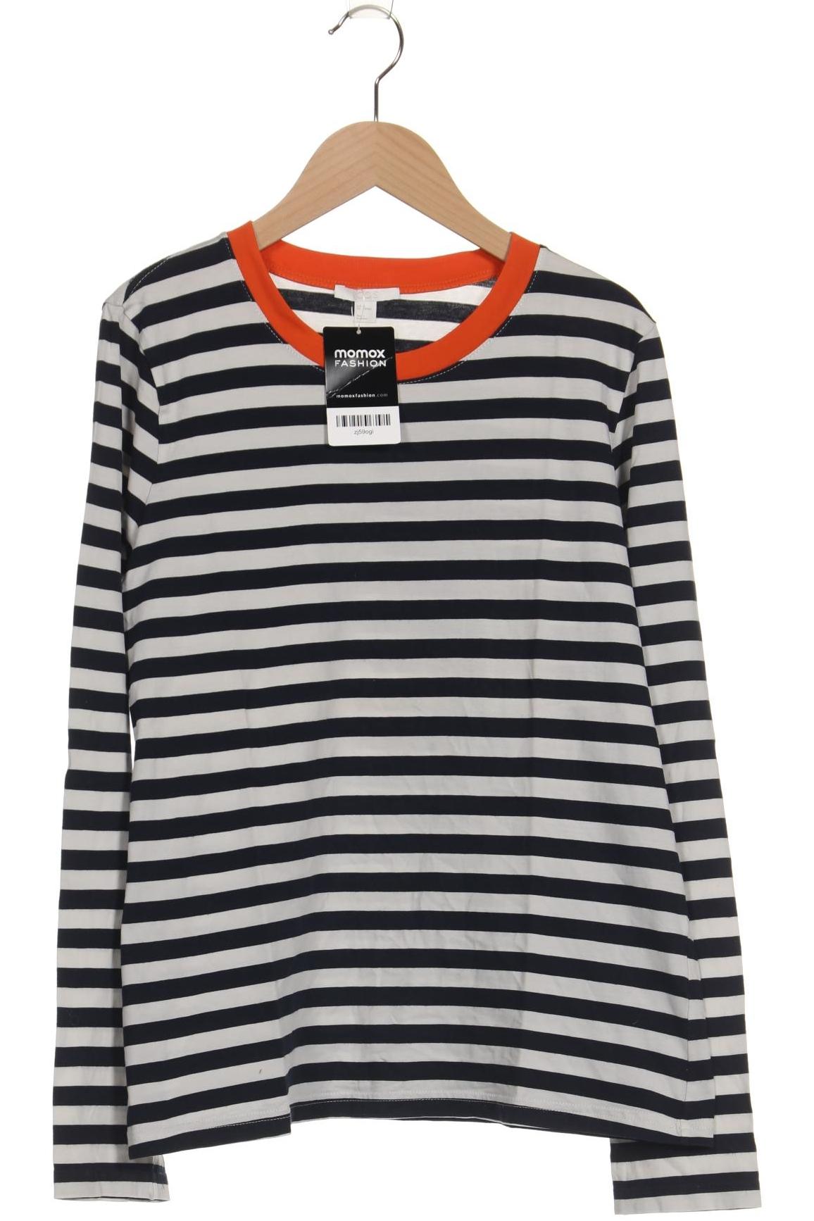 

COS Damen Langarmshirt, marineblau, Gr. 38