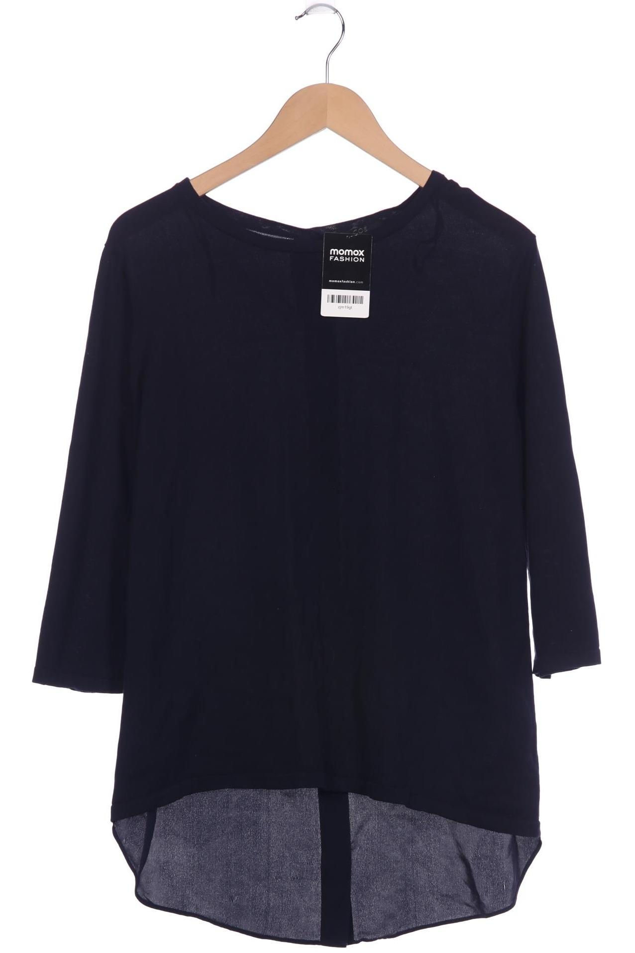 

COS Damen Langarmshirt, marineblau, Gr. 42