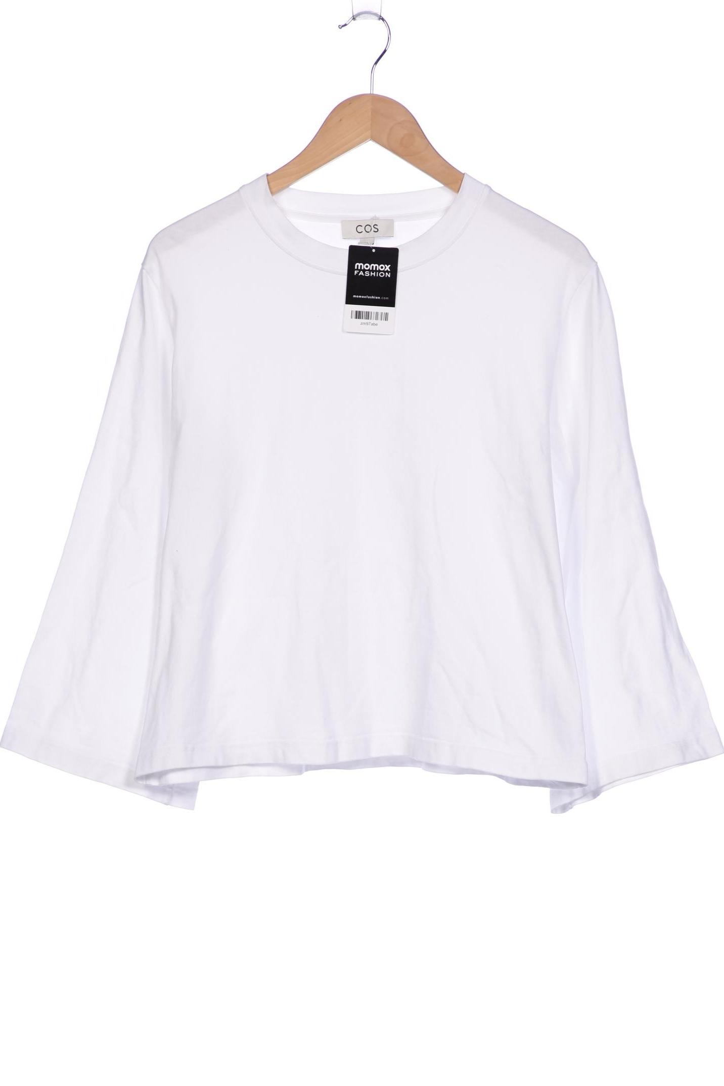 

COS Damen Langarmshirt, weiß, Gr. 38