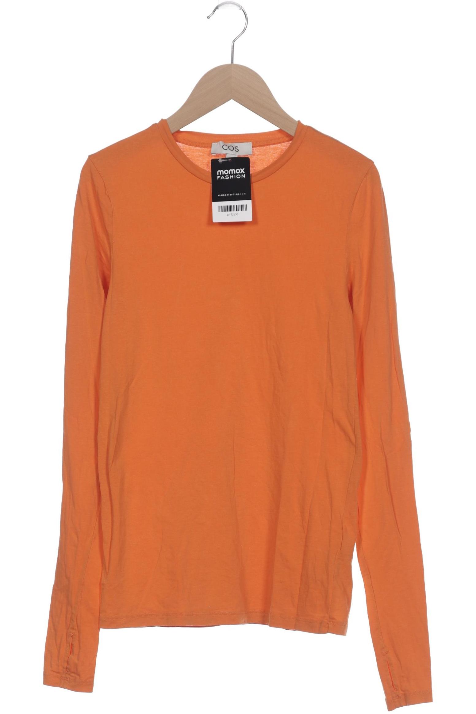 

COS Damen Langarmshirt, orange, Gr. 38
