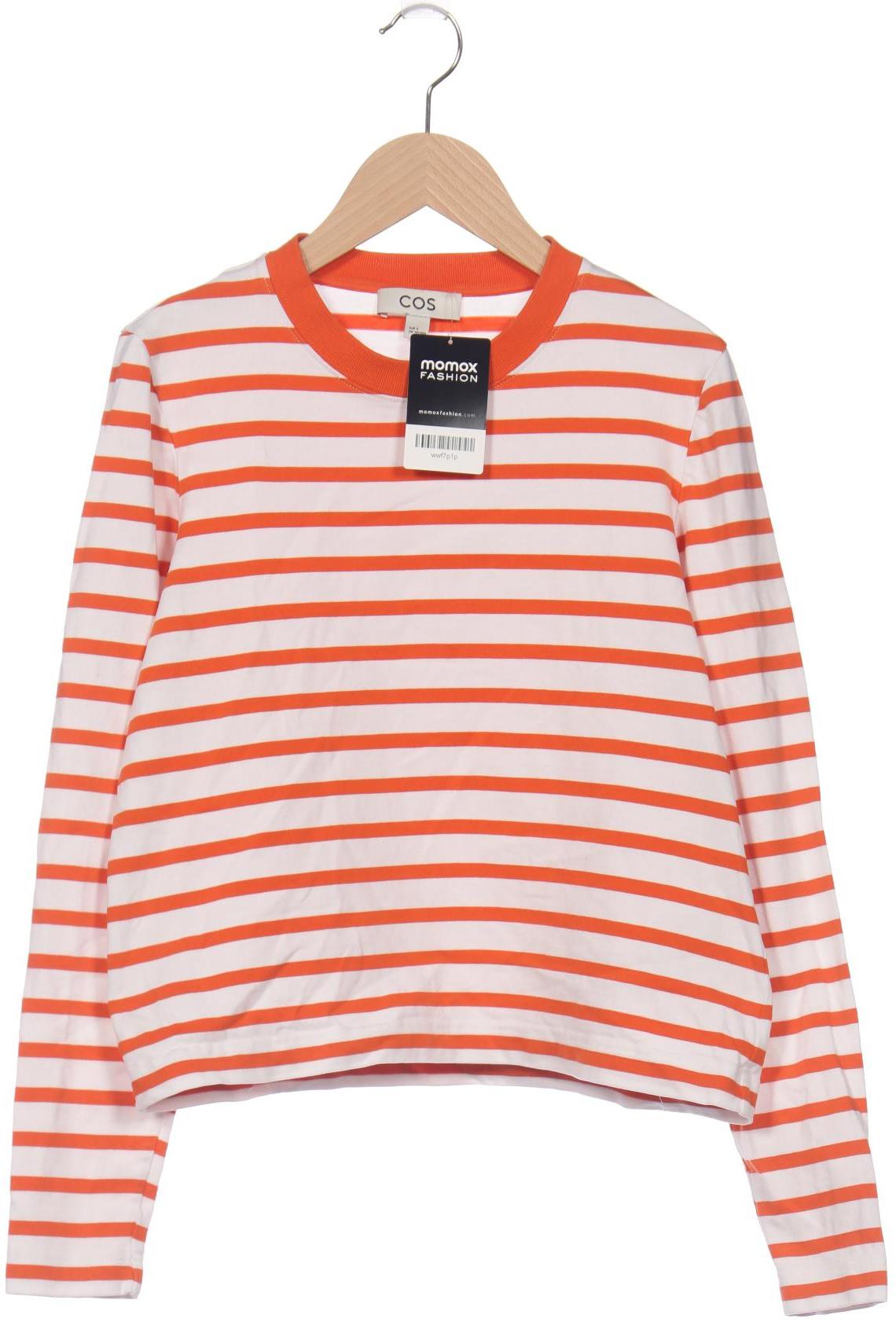 

COS Damen Langarmshirt, orange, Gr. 36