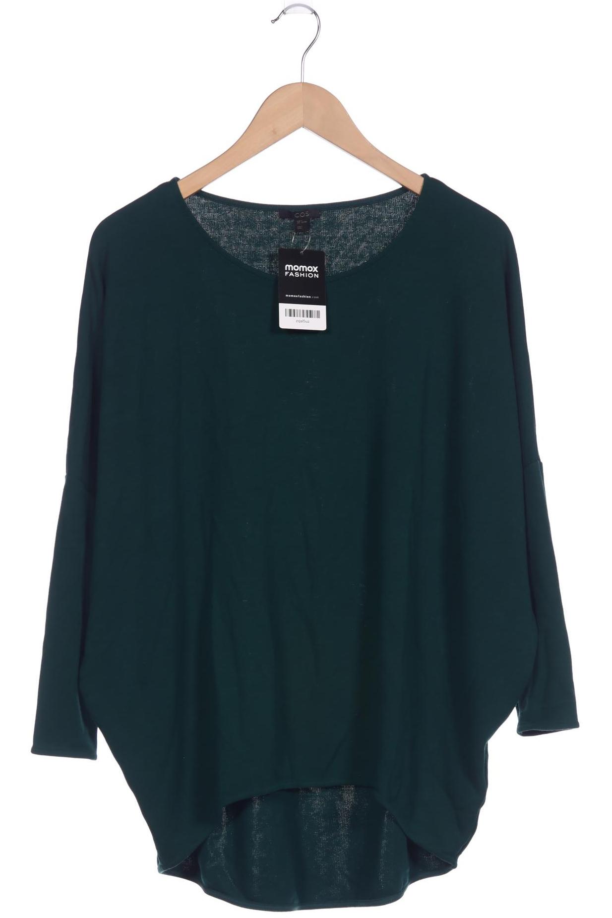 

COS Damen Langarmshirt, grün, Gr. 36