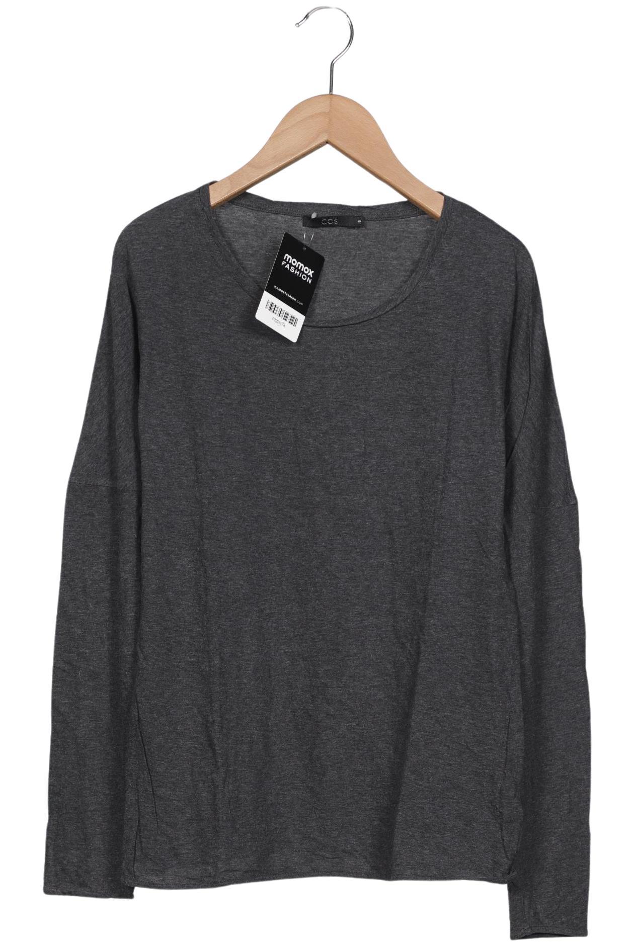 

COS Damen Langarmshirt, grau, Gr. 36