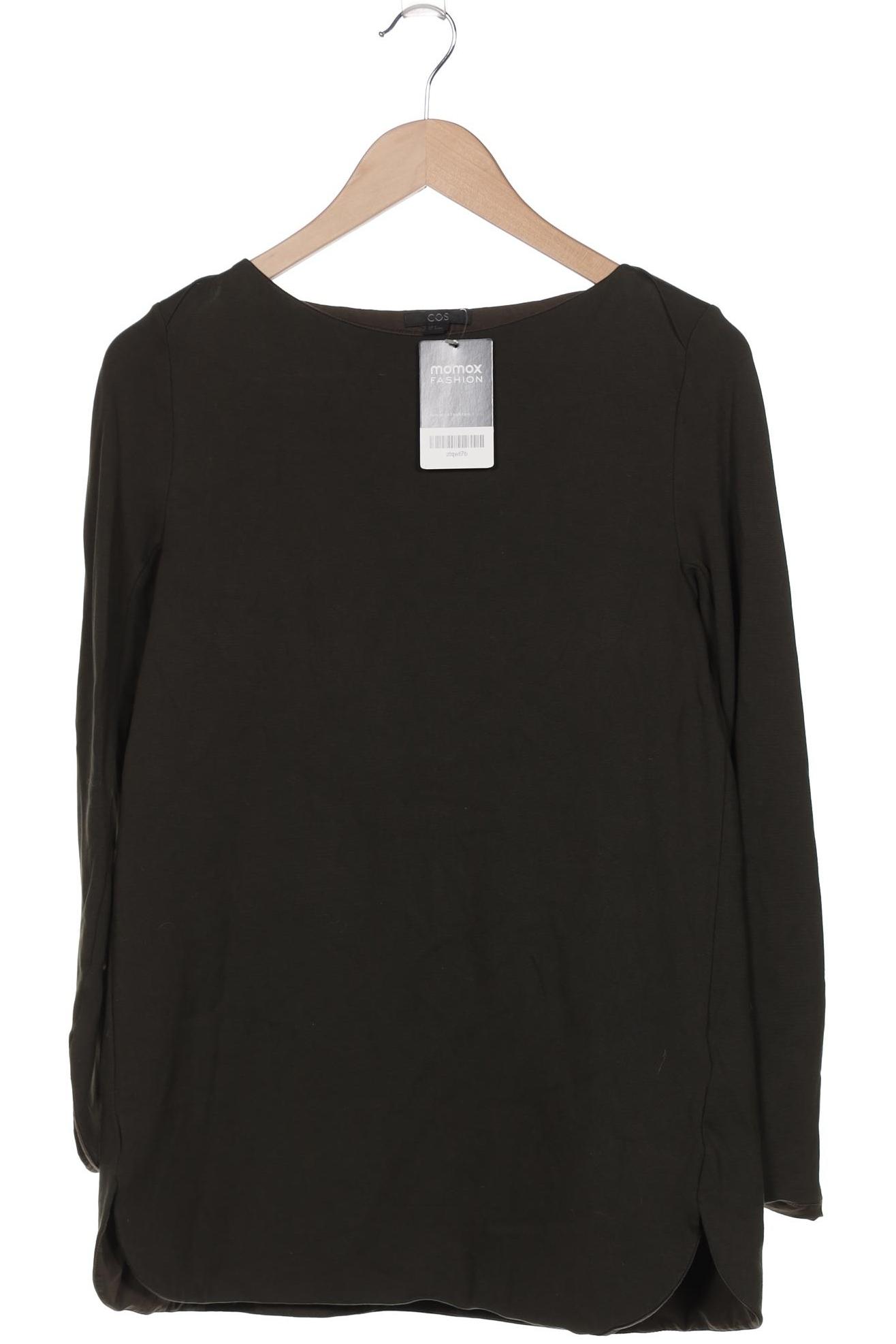 

COS Damen Langarmshirt, grün, Gr. 36