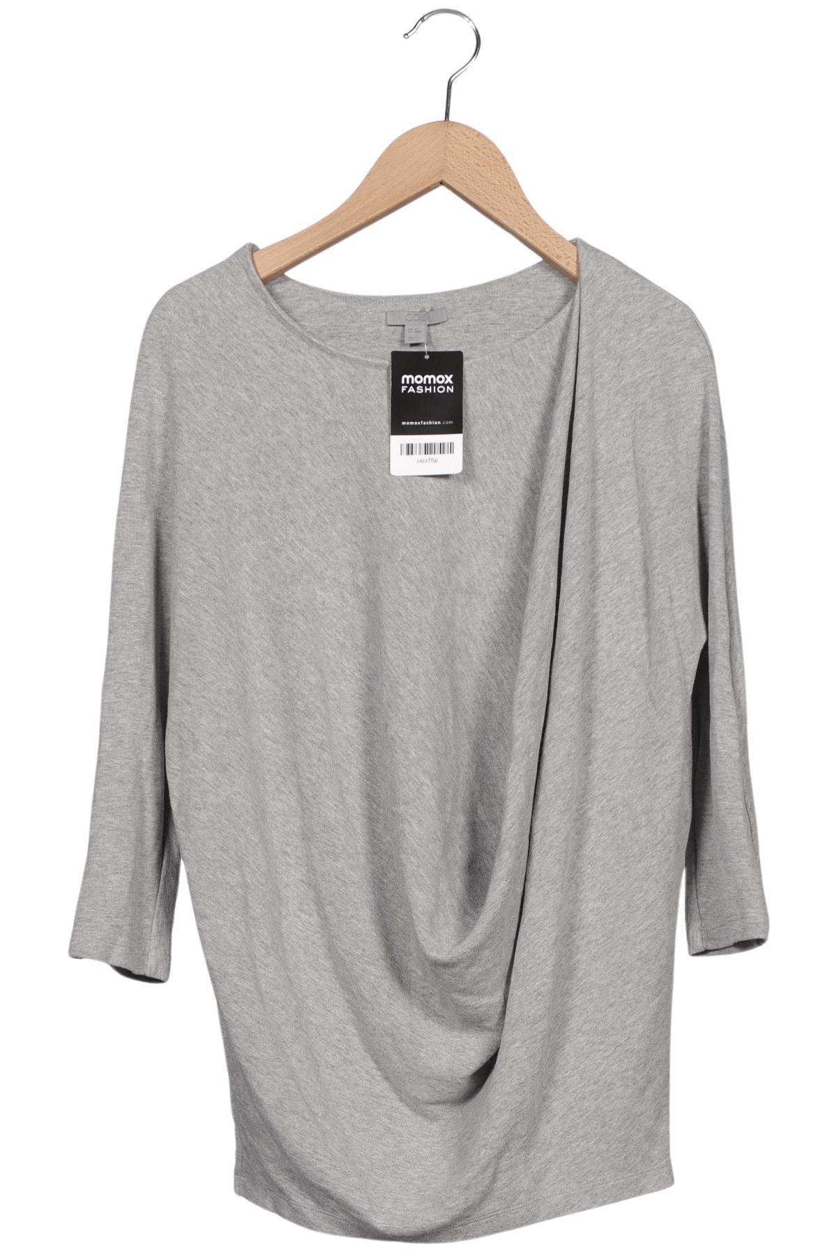 

COS Damen Langarmshirt, grau, Gr. 34