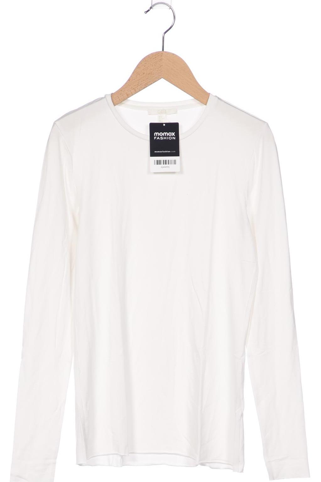 

COS Damen Langarmshirt, weiß, Gr. 34