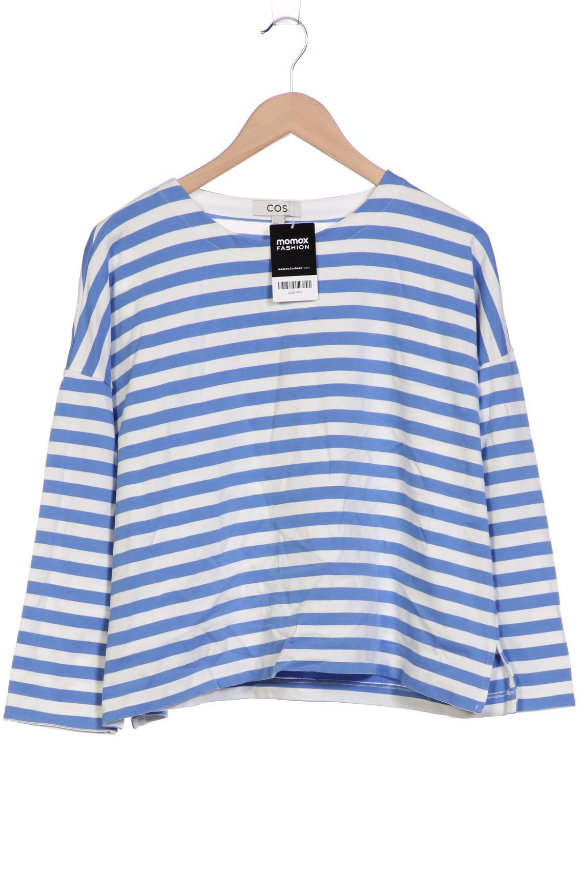 

COS Damen Langarmshirt, blau, Gr. 38