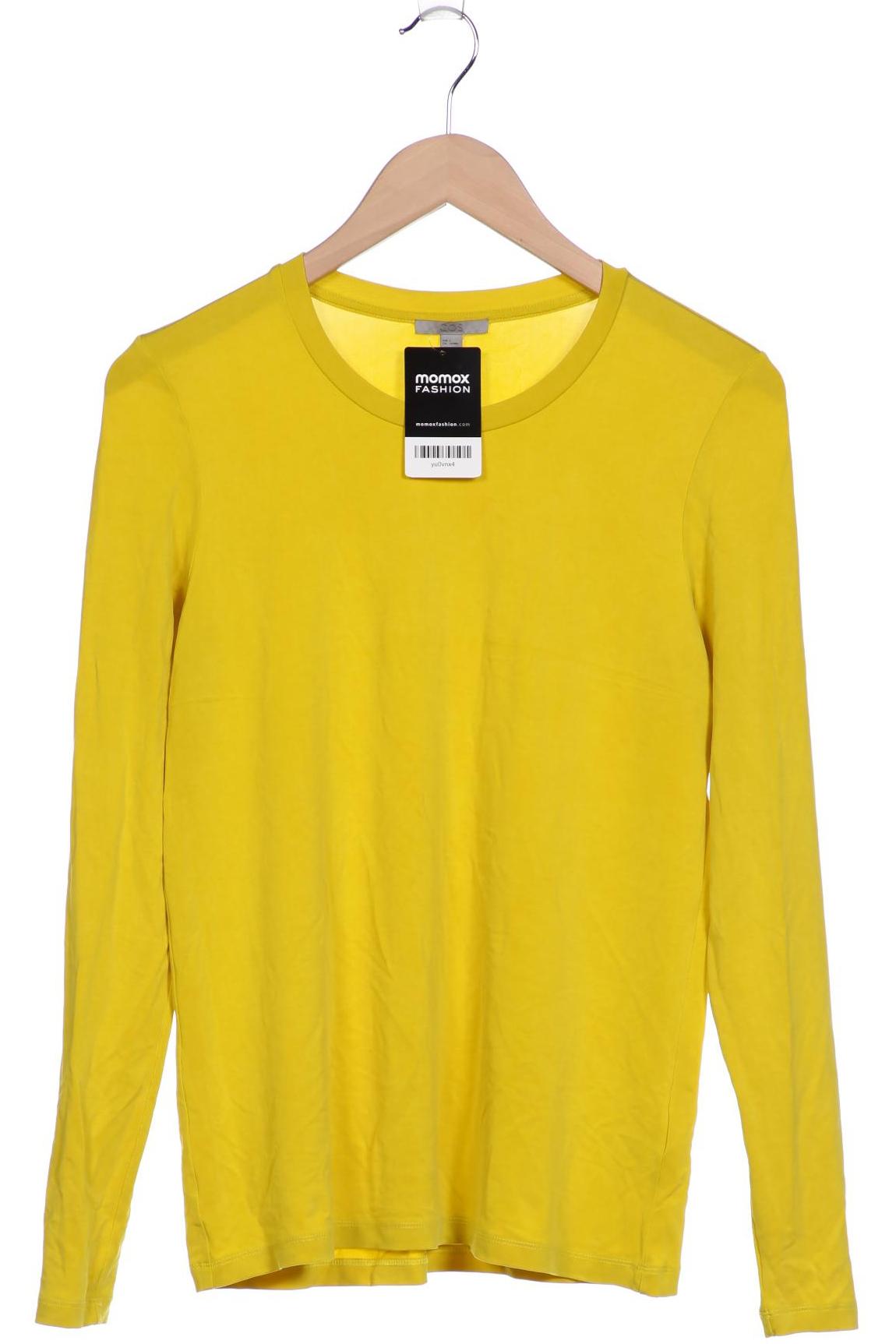 

COS Damen Langarmshirt, gelb, Gr. 36