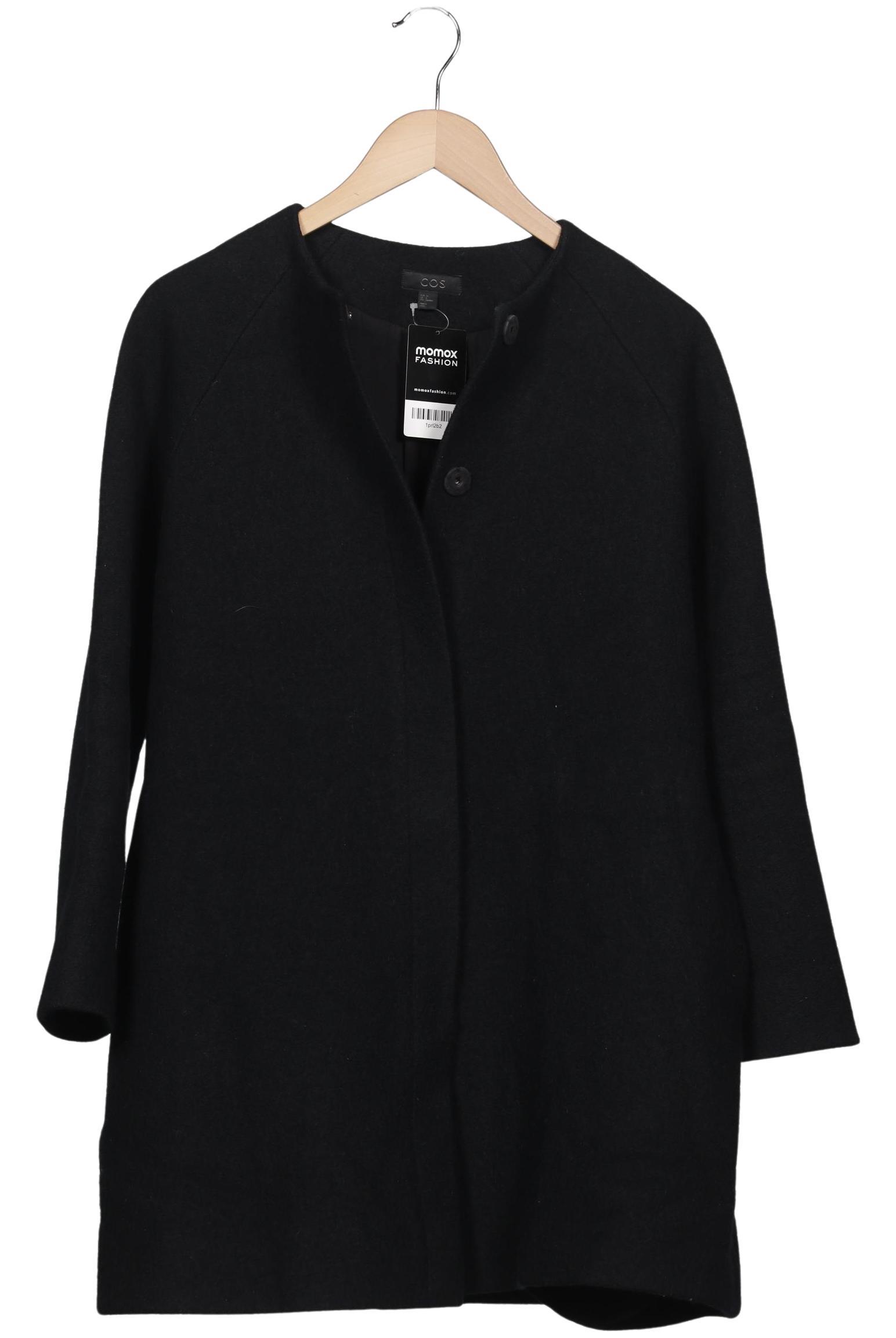 

COS Damen Mantel, schwarz, Gr. 34
