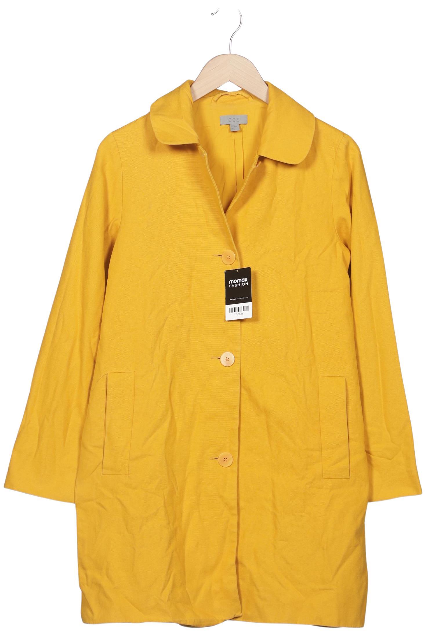 

COS Damen Mantel, gelb, Gr. 34