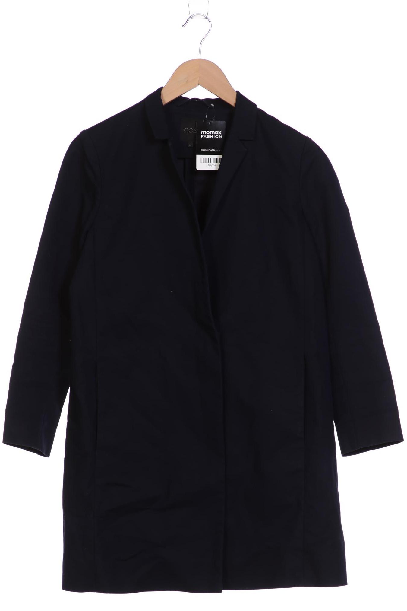 

COS Damen Mantel, marineblau, Gr. 34