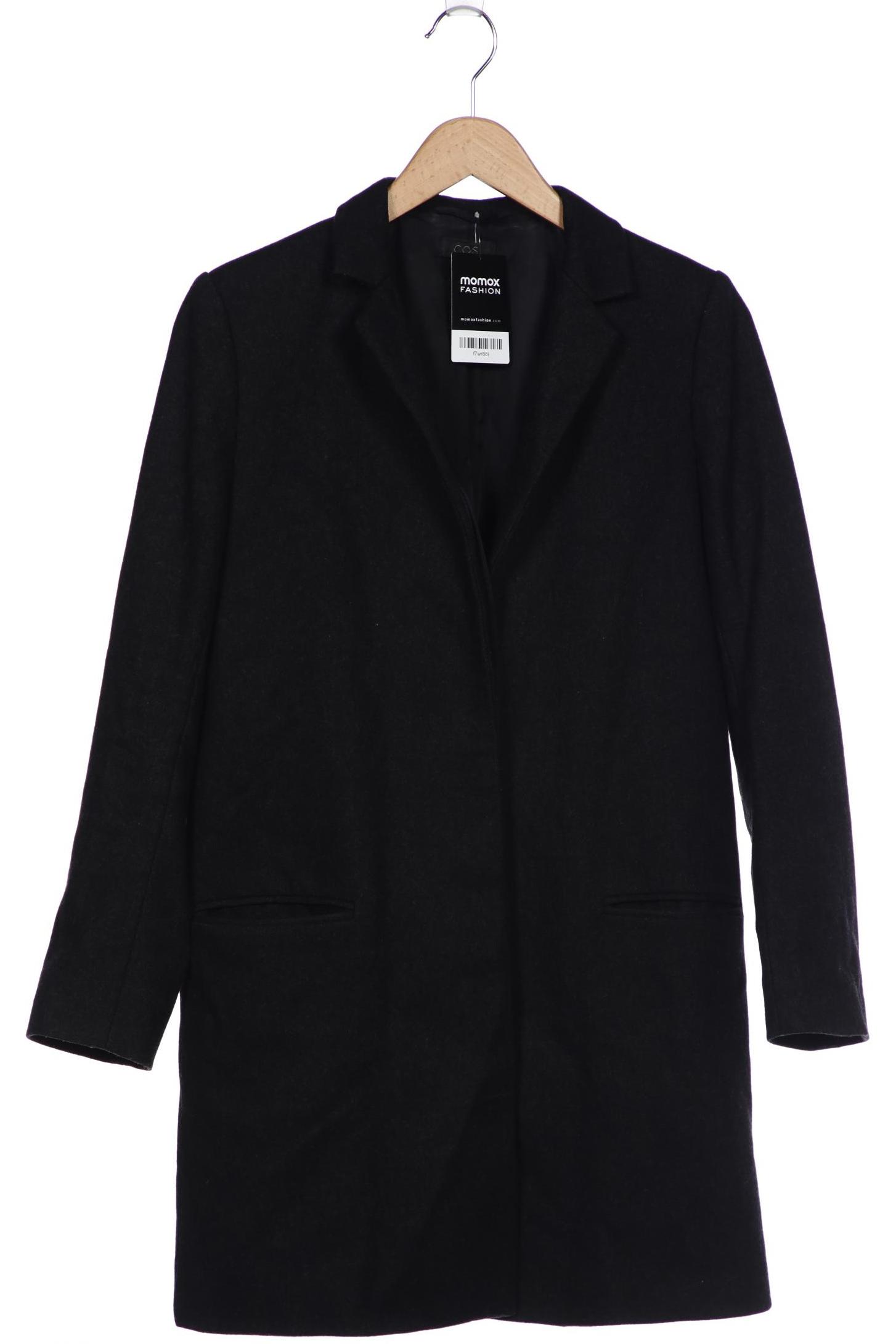 

COS Damen Mantel, schwarz, Gr. 36