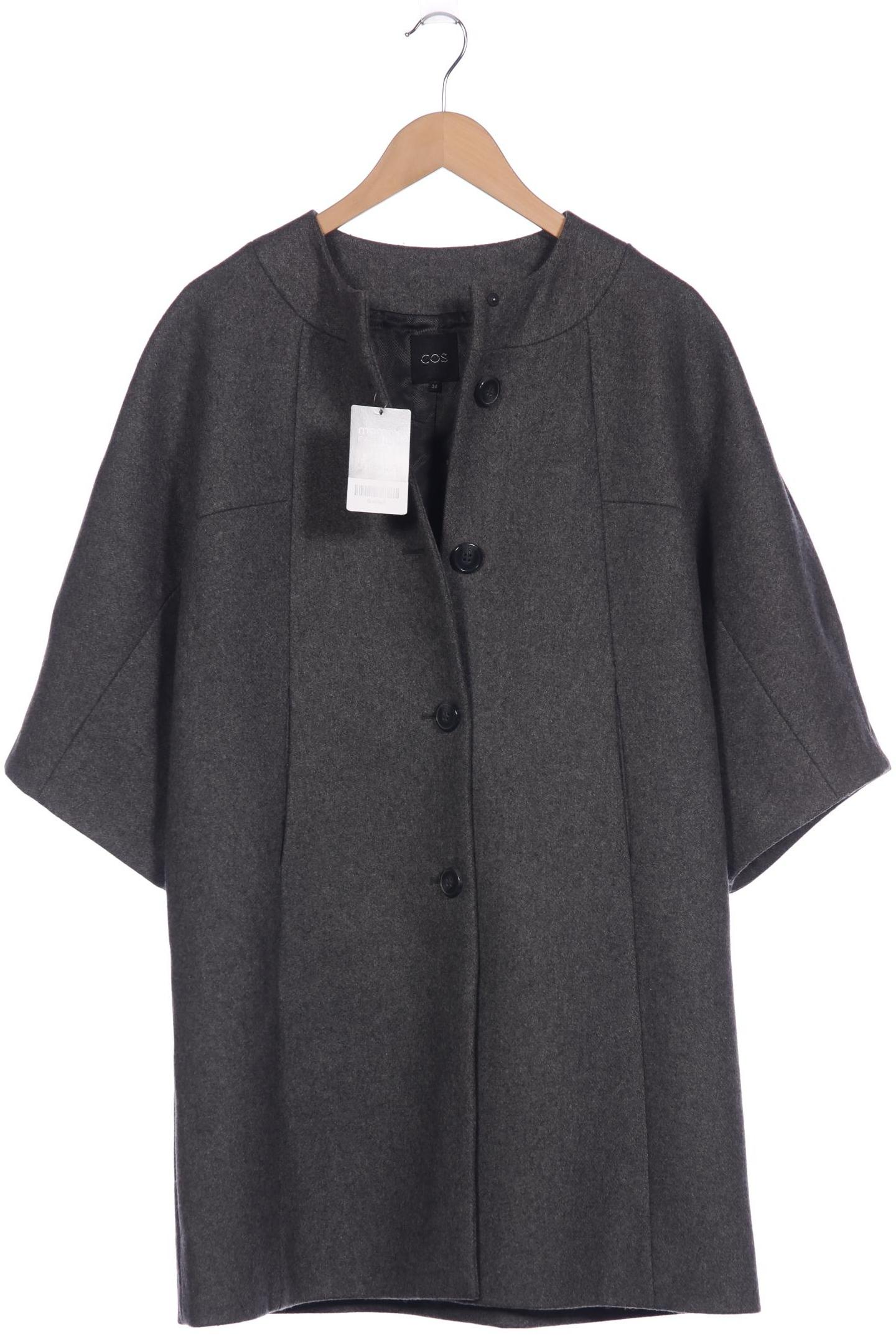 

COS Damen Mantel, grau, Gr. 36