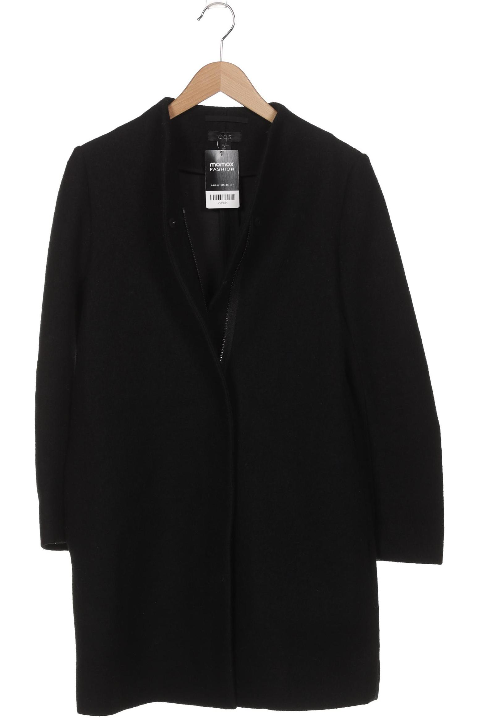 

COS Damen Mantel, schwarz, Gr. 34