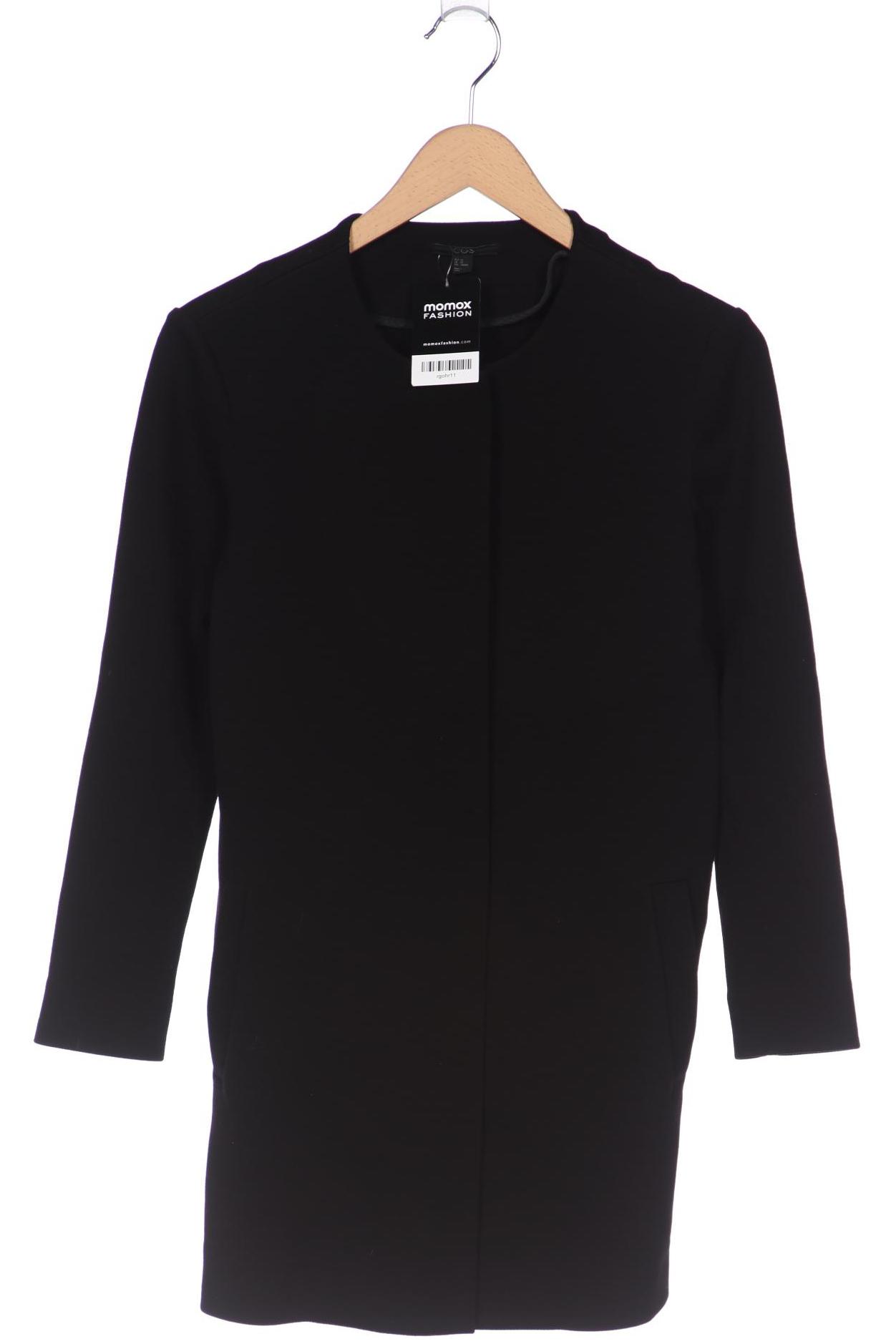 

COS Damen Mantel, schwarz, Gr. 34