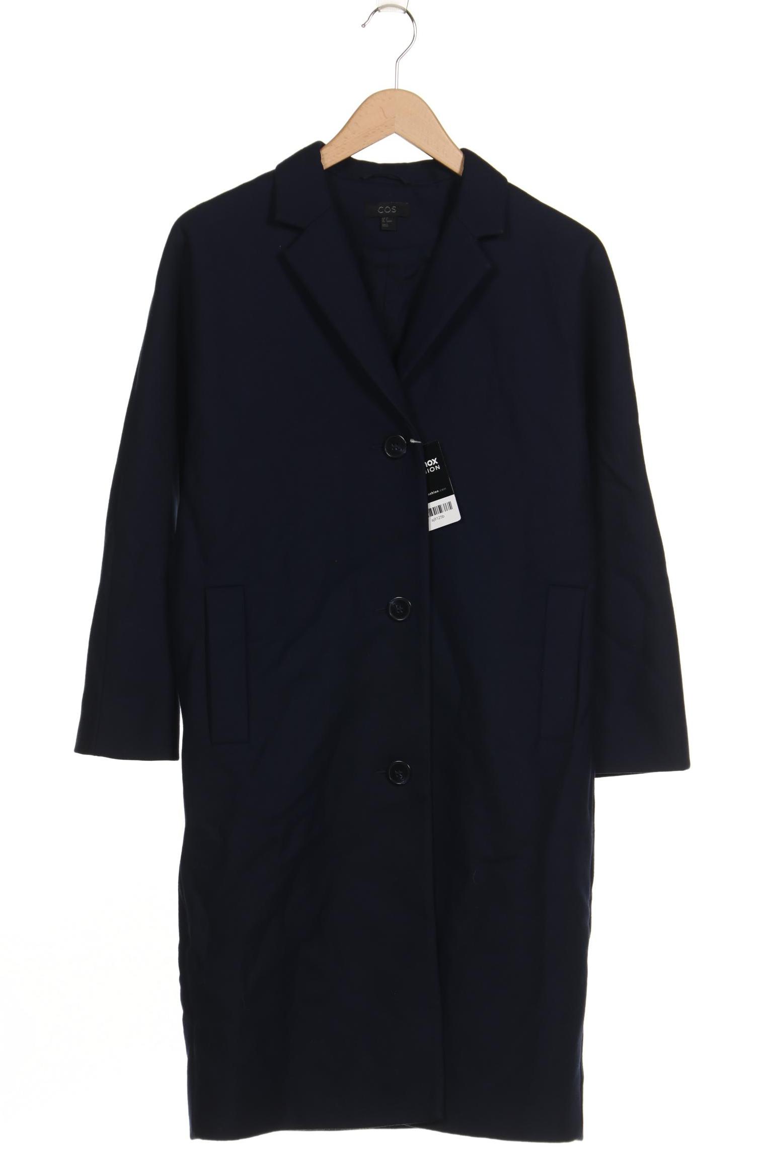 

COS Damen Mantel, marineblau, Gr. 34
