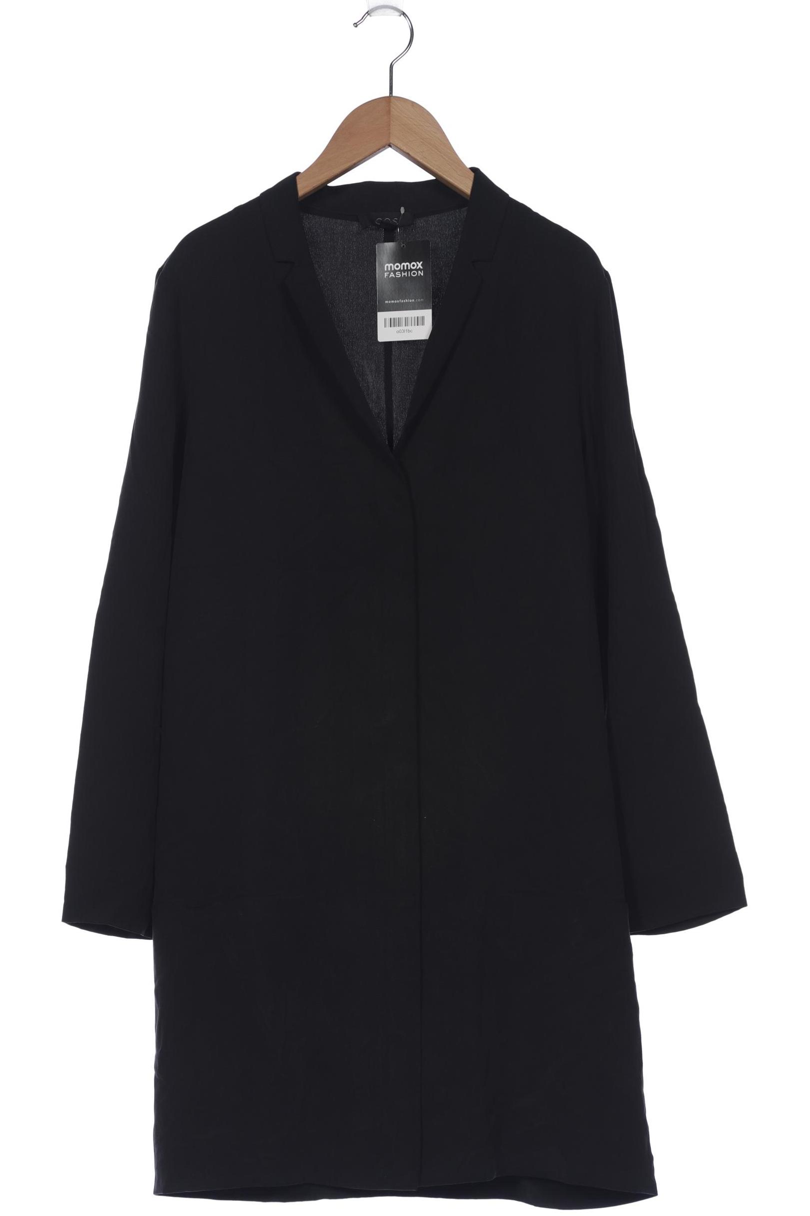 

COS Damen Mantel, schwarz, Gr. 36