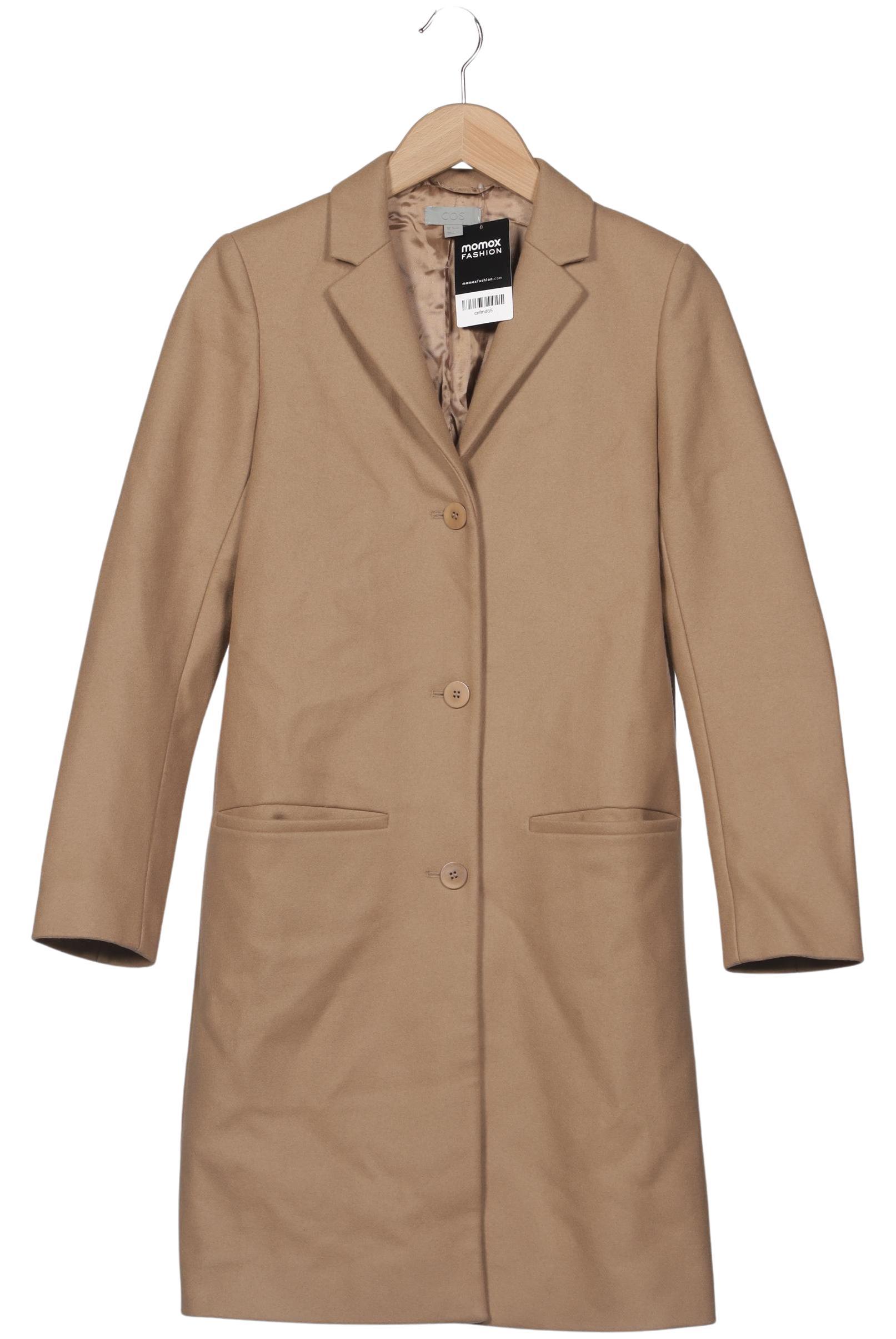 

COS Damen Mantel, beige, Gr. 32