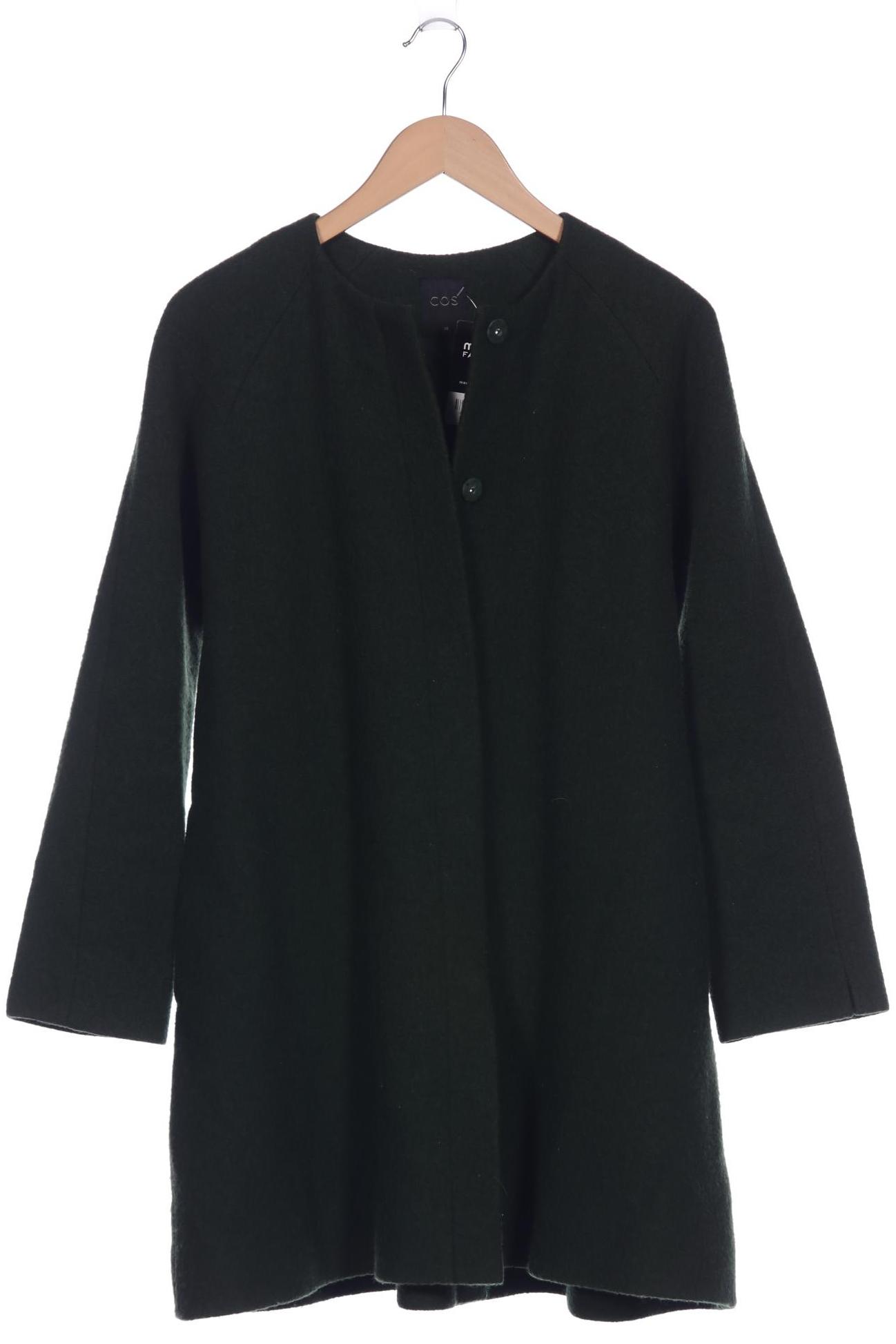 

COS Damen Mantel, grün, Gr. 38