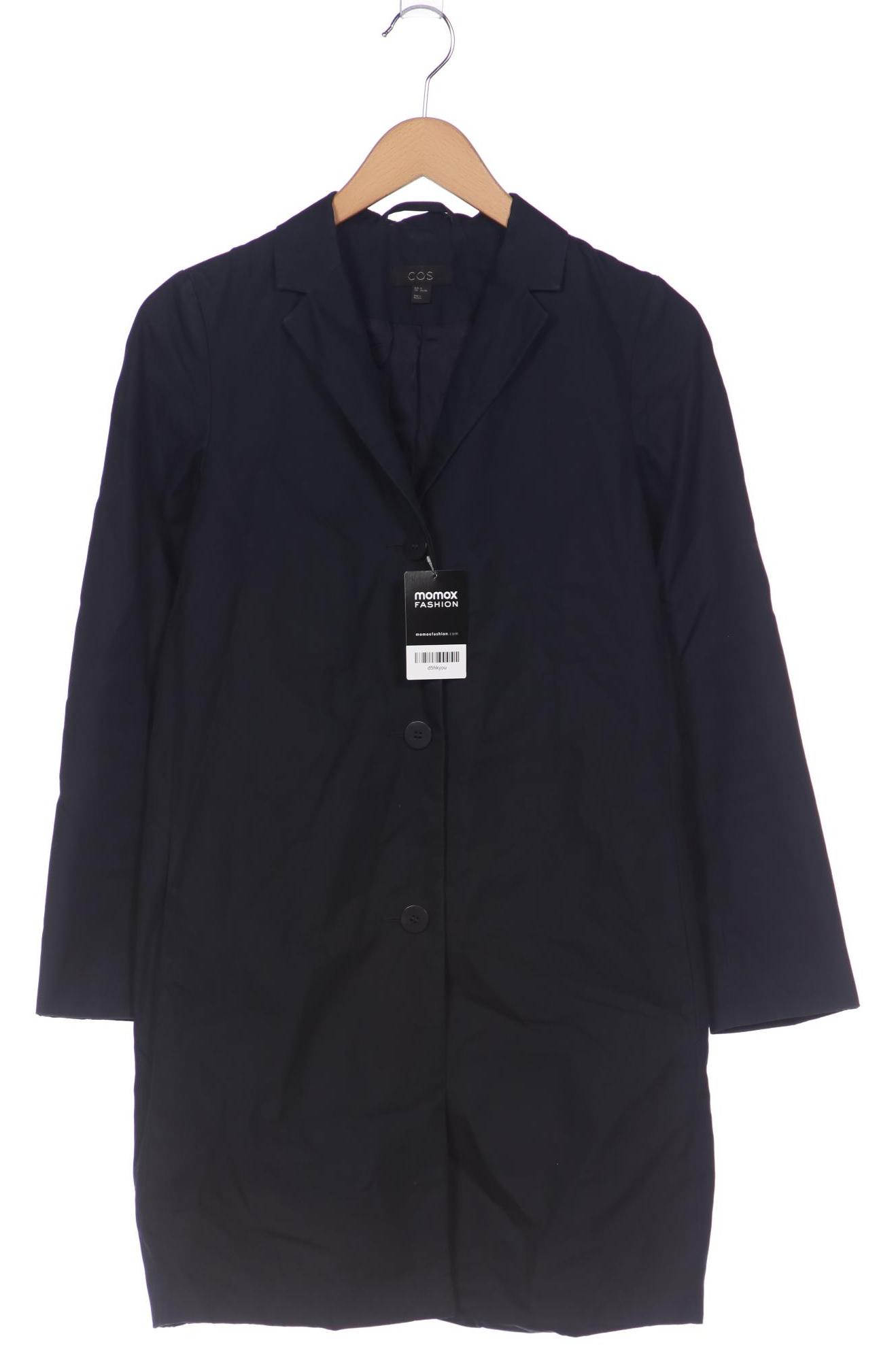 

COS Damen Mantel, marineblau, Gr. 32