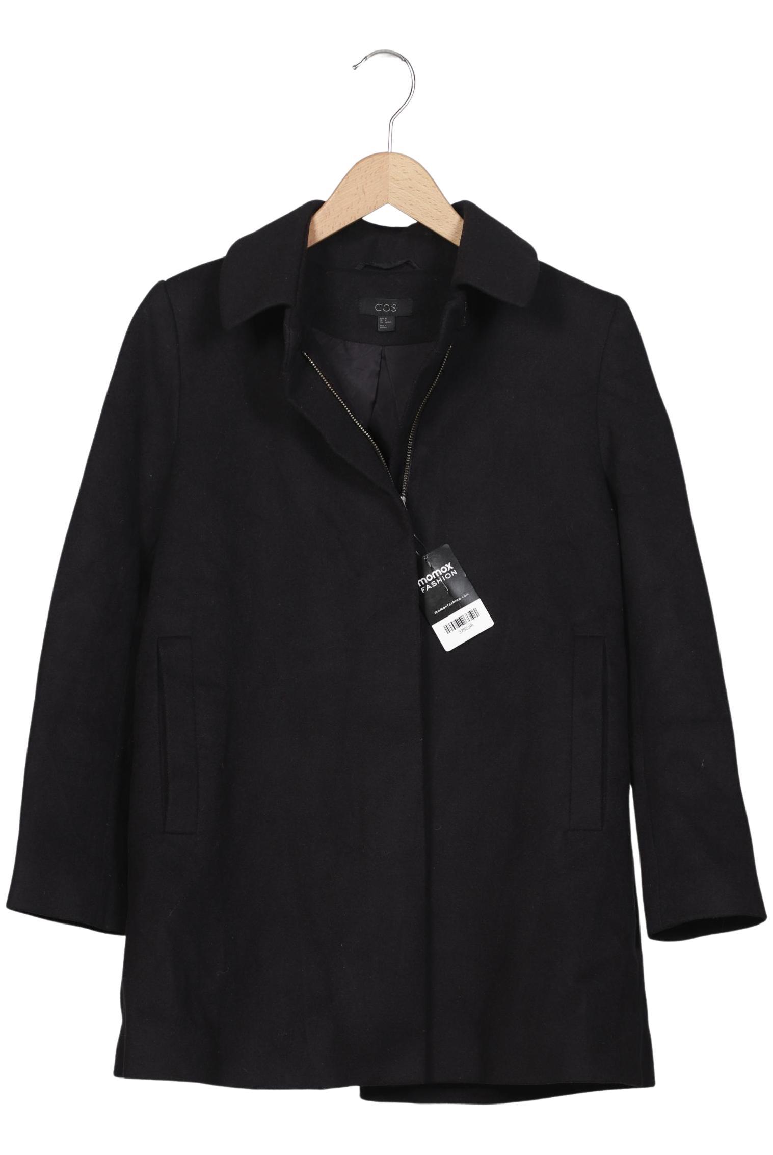 

COS Damen Mantel, schwarz, Gr. 36
