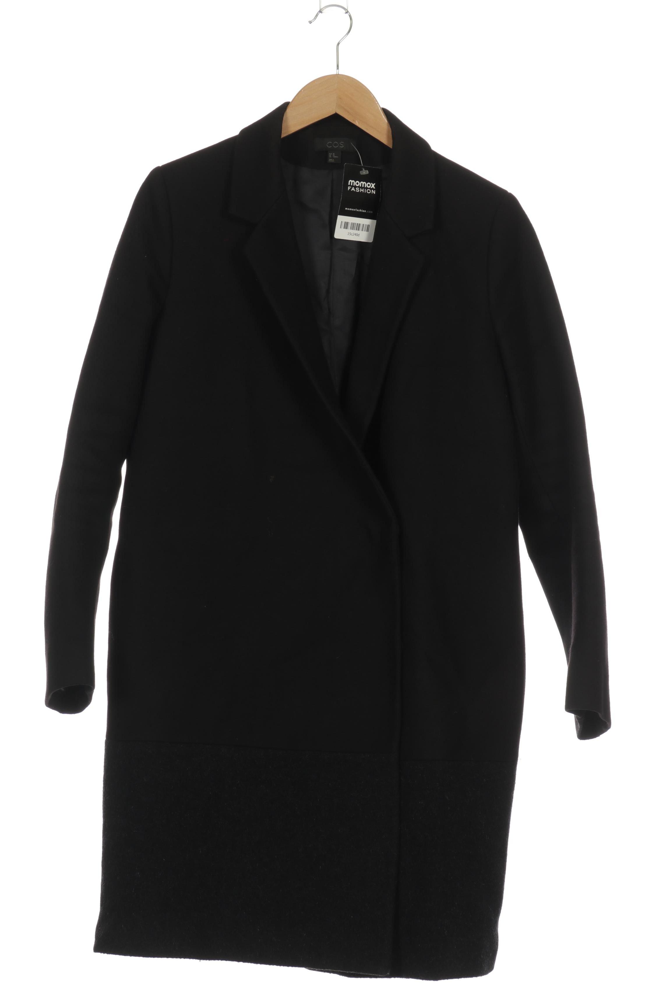 

COS Damen Mantel, schwarz, Gr. 40