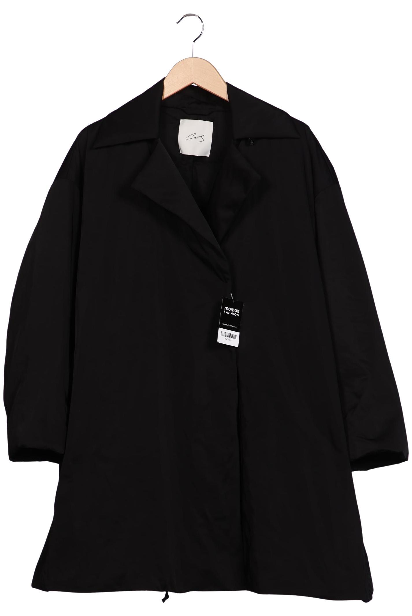 

COS Damen Mantel, schwarz, Gr. 34