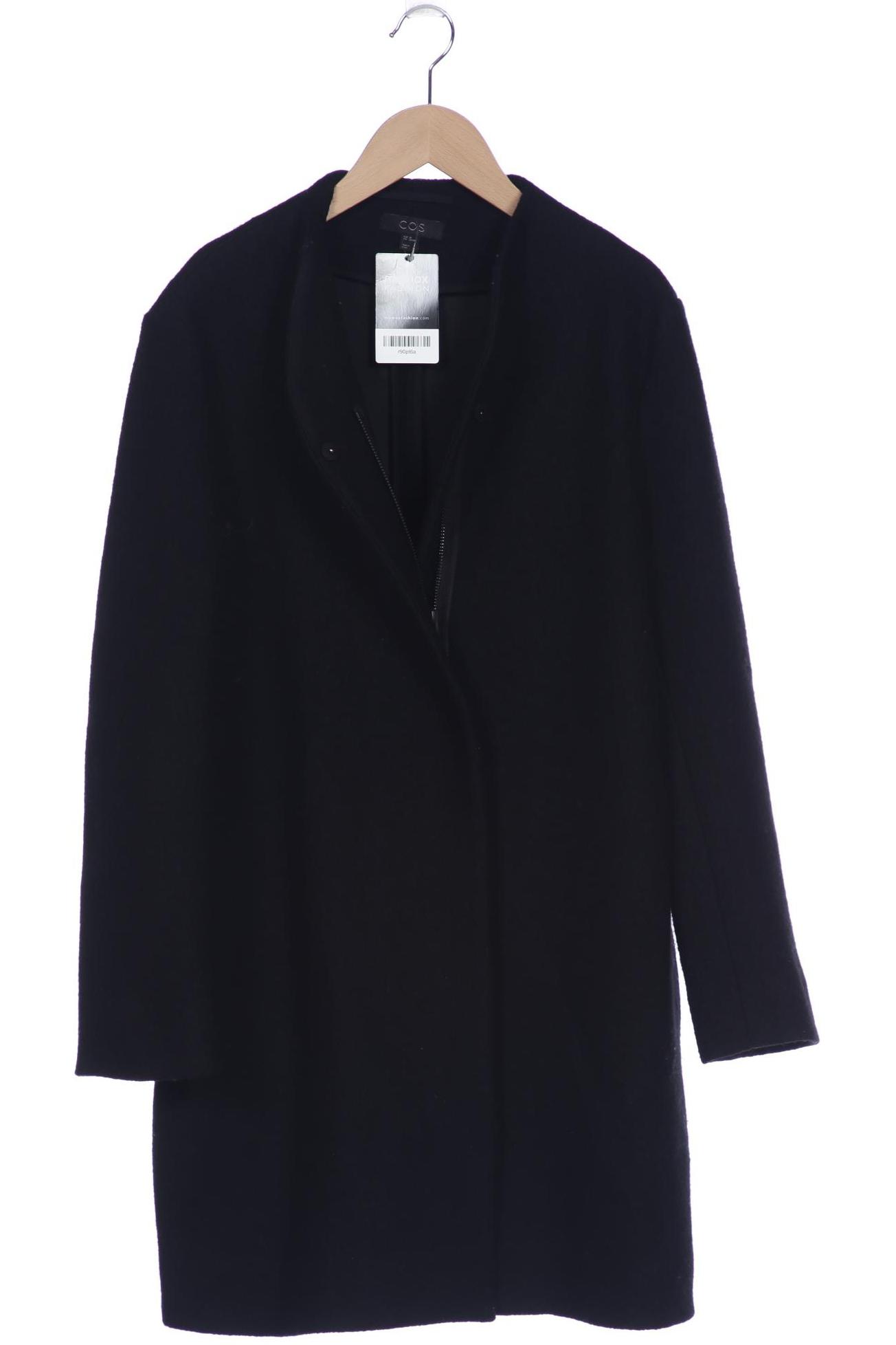 

COS Damen Mantel, schwarz, Gr. 38