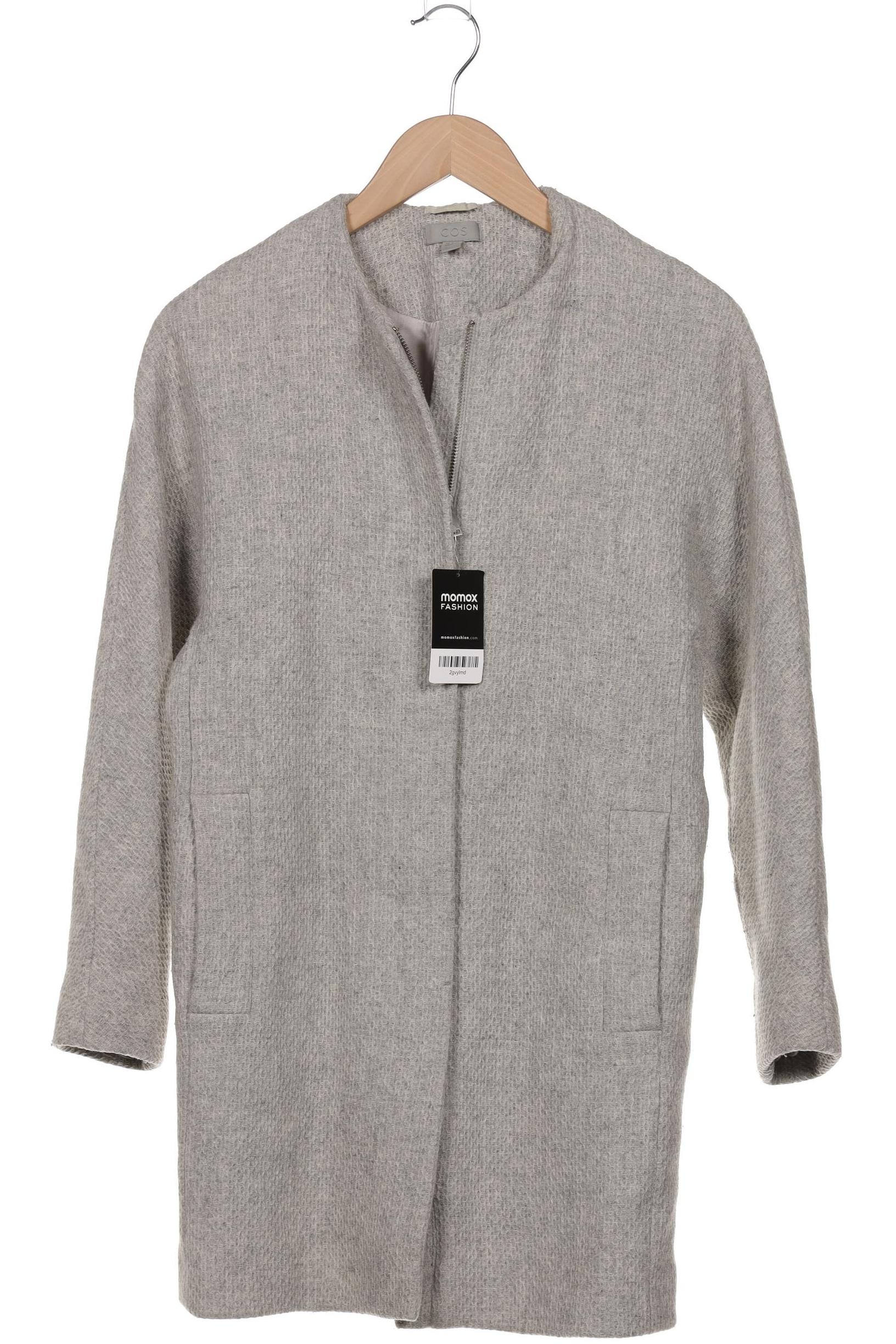 

COS Damen Mantel, grau, Gr. 34