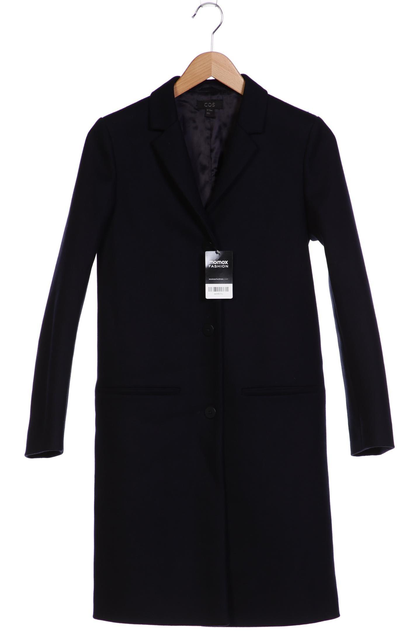 

COS Damen Mantel, marineblau, Gr. 34