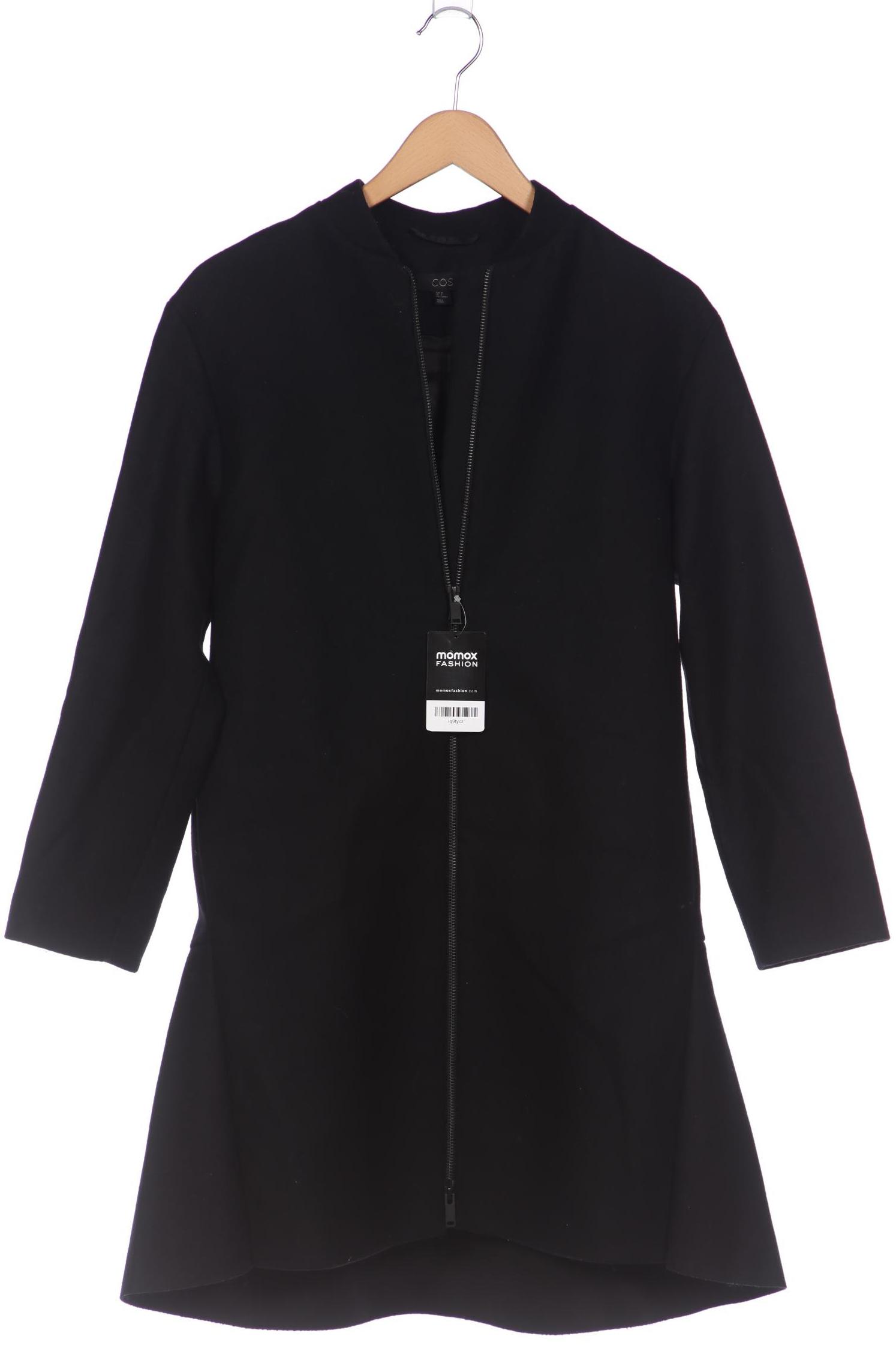 

COS Damen Mantel, schwarz, Gr. 34