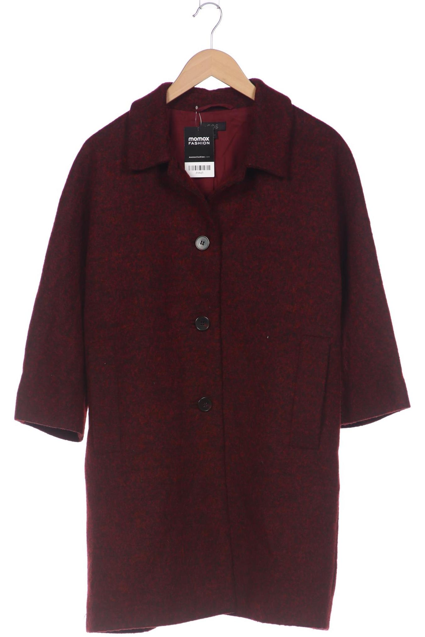 

COS Damen Mantel, bordeaux, Gr. 42