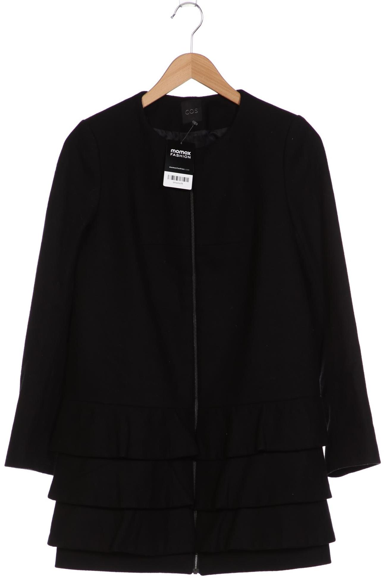 

COS Damen Mantel, schwarz, Gr. 38
