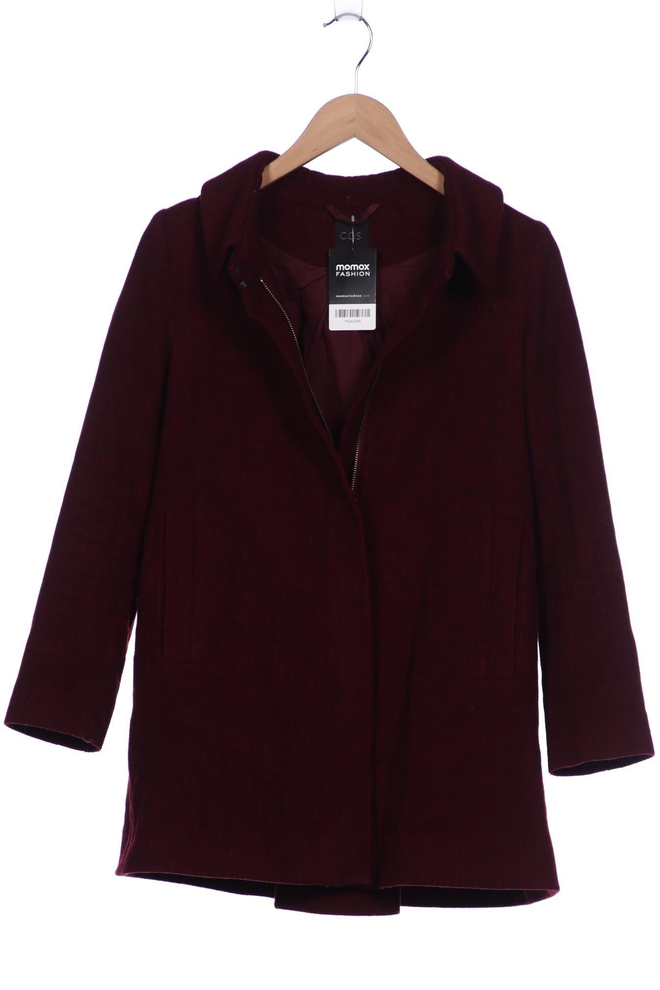 

COS Damen Mantel, bordeaux, Gr. 34