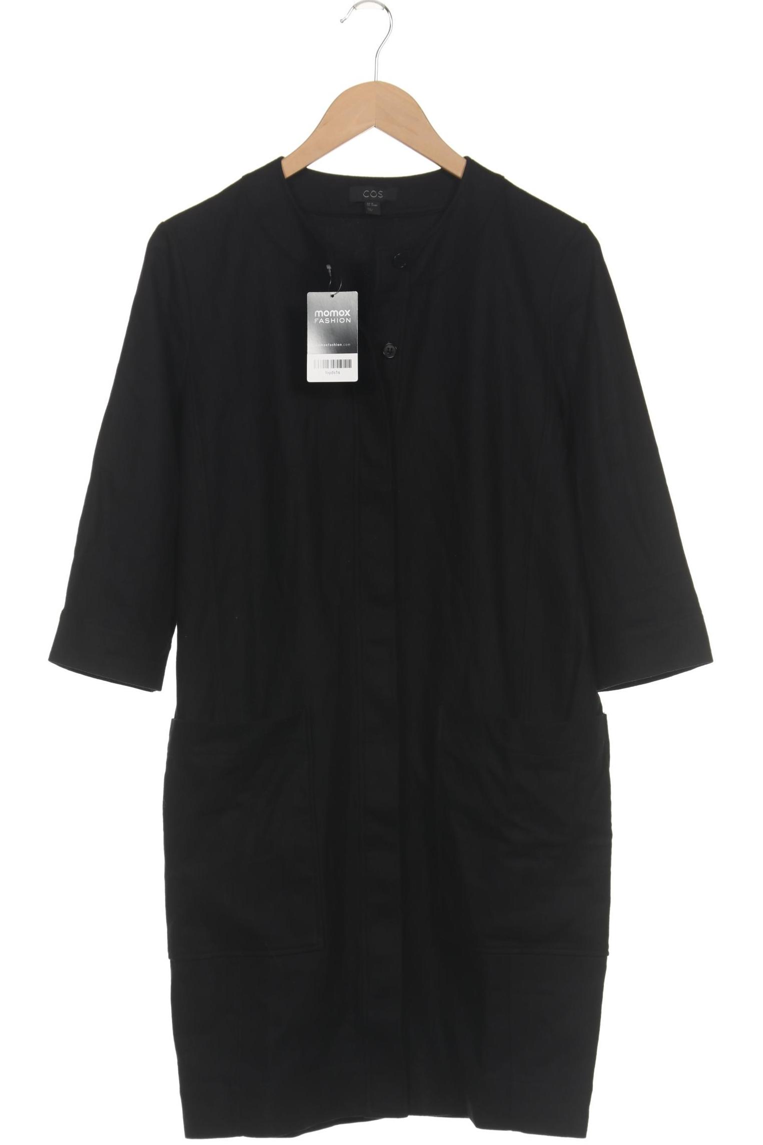 

COS Damen Mantel, schwarz, Gr. 38
