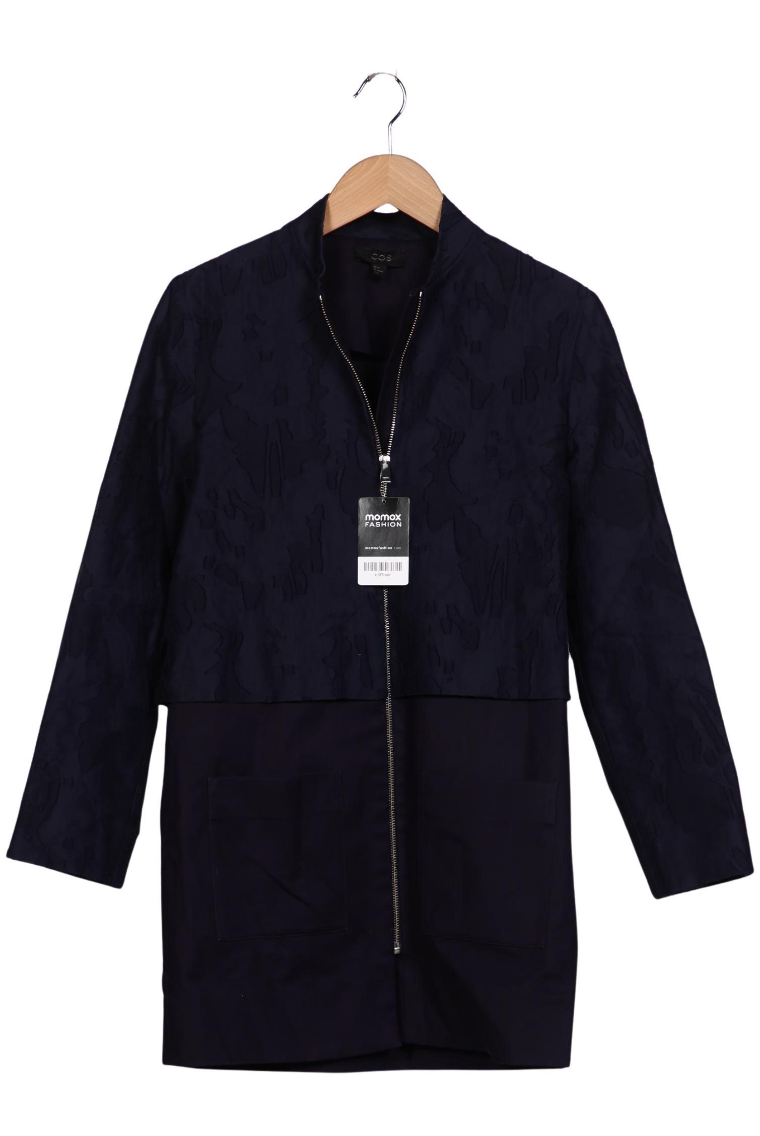 

COS Damen Mantel, marineblau, Gr. 34