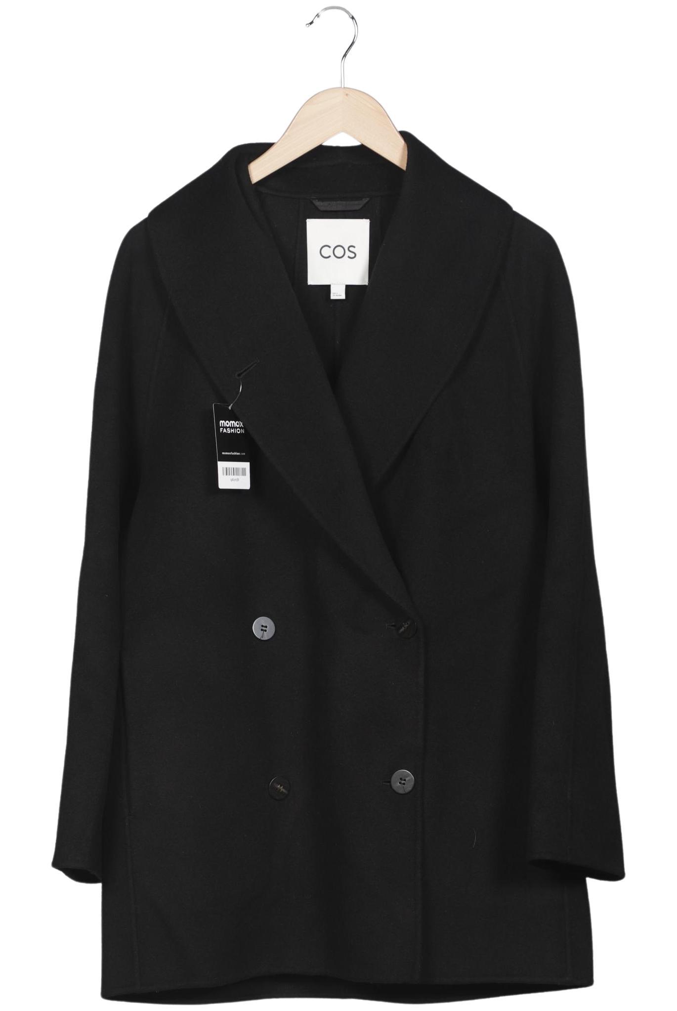 

COS Damen Mantel, schwarz, Gr. 36